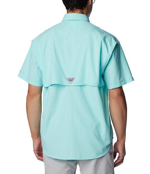 Columbia PFG Bahama II Relaxed Fit Solid Short Sleeve Woven Shirt Product Image