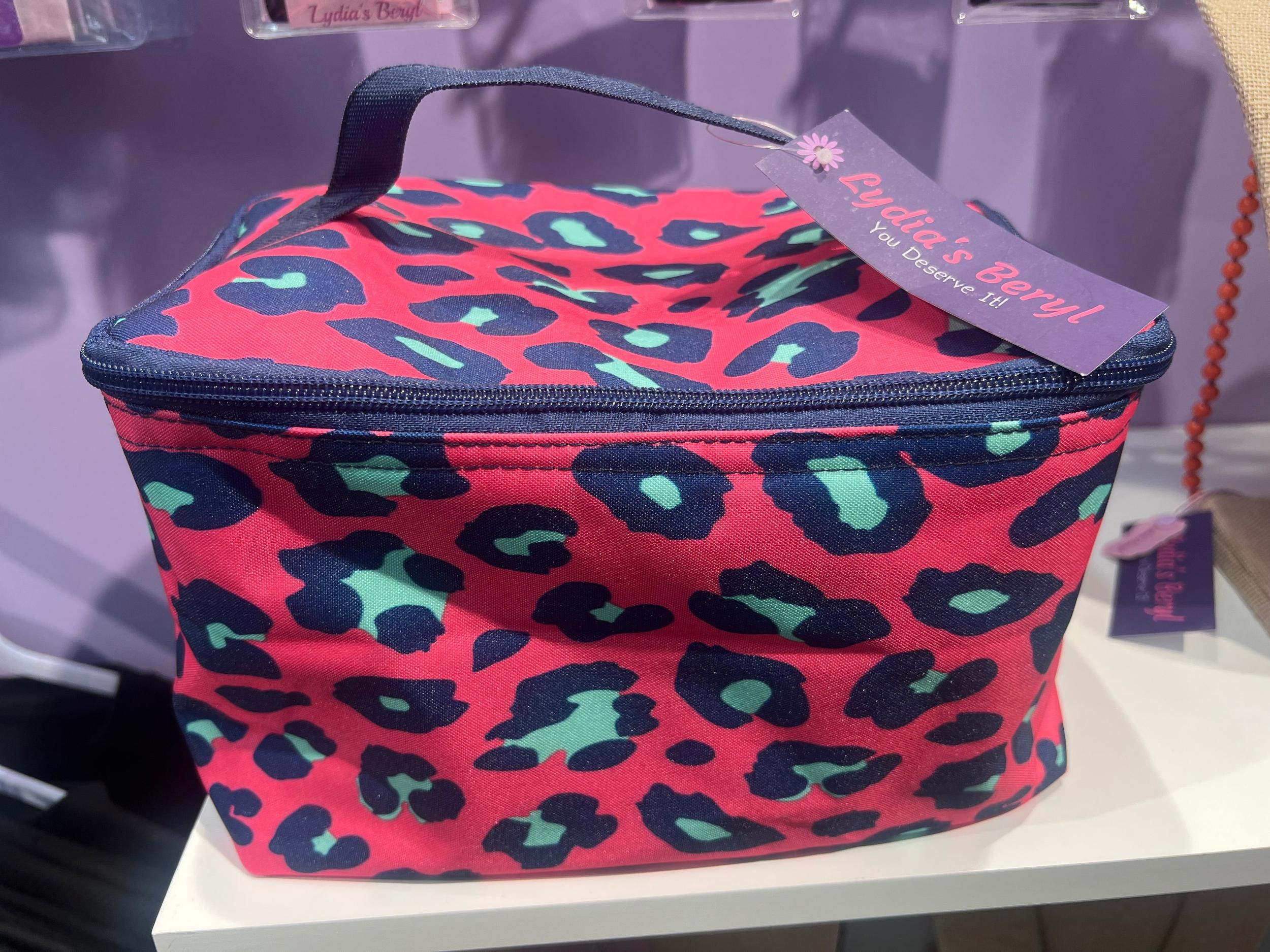 Hot Pink Leopard Cosmetic Case Product Image