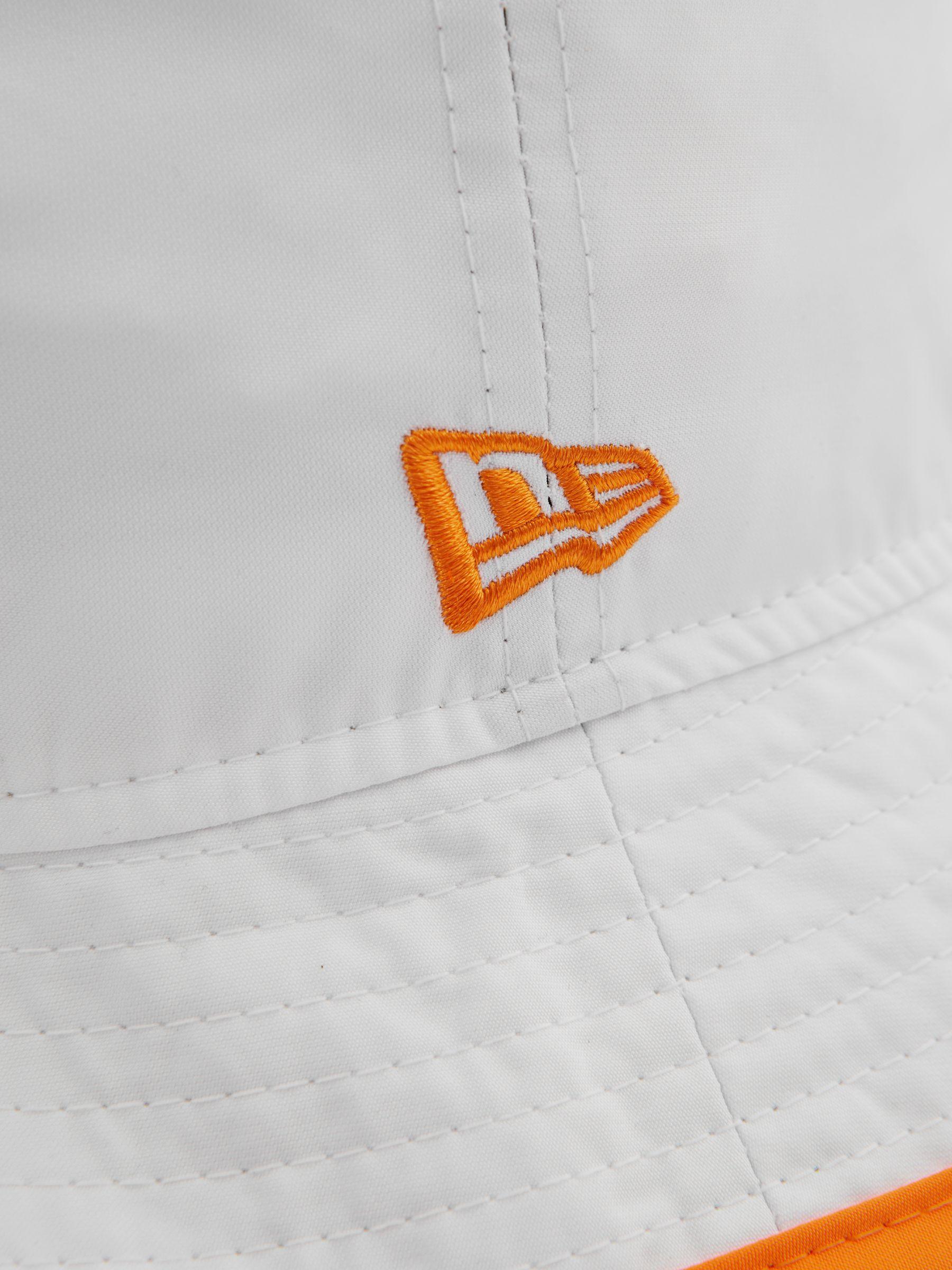 Embroidered Hat in White Product Image