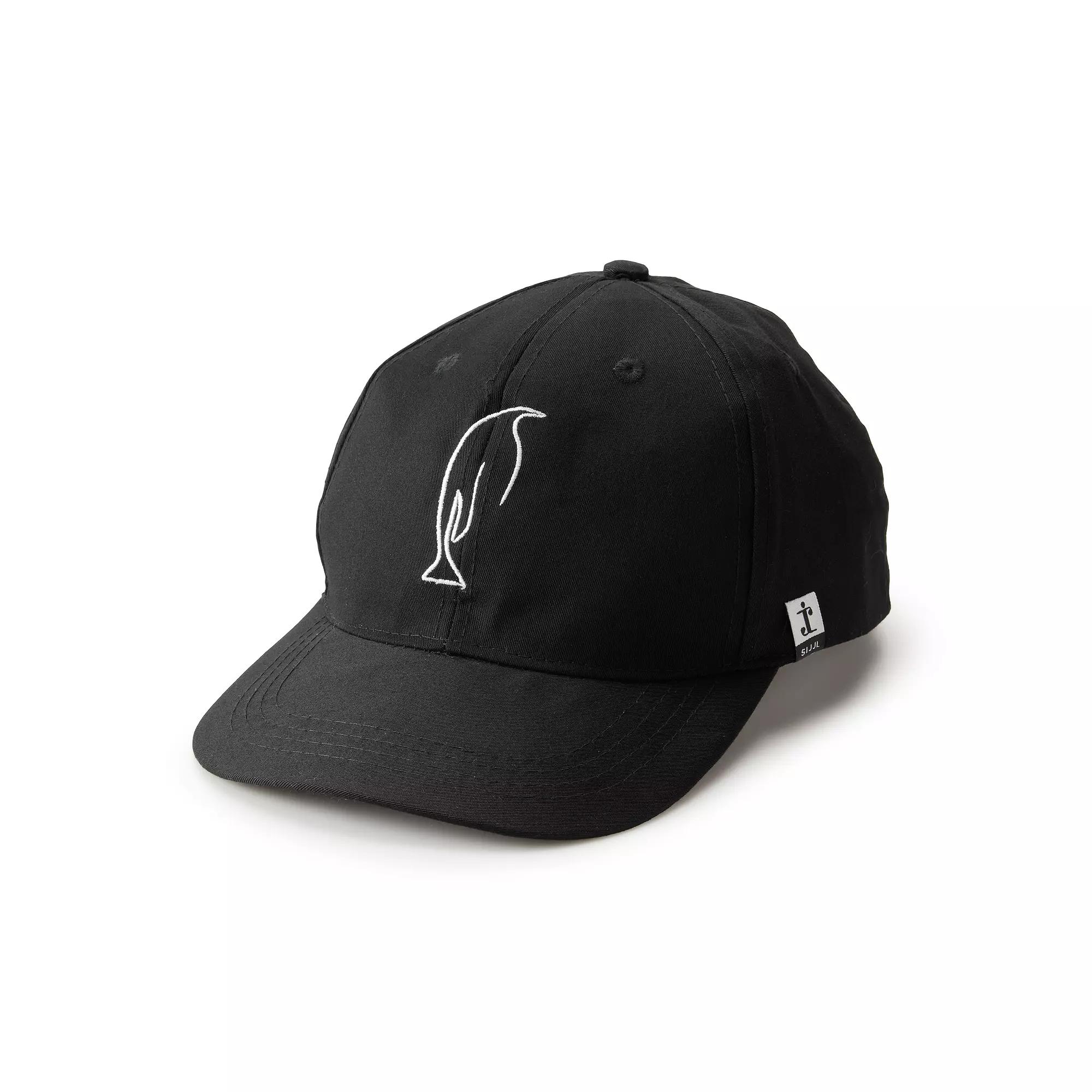 Women's SIJJL Penguin Embroidered Baseball Hat, Black Product Image