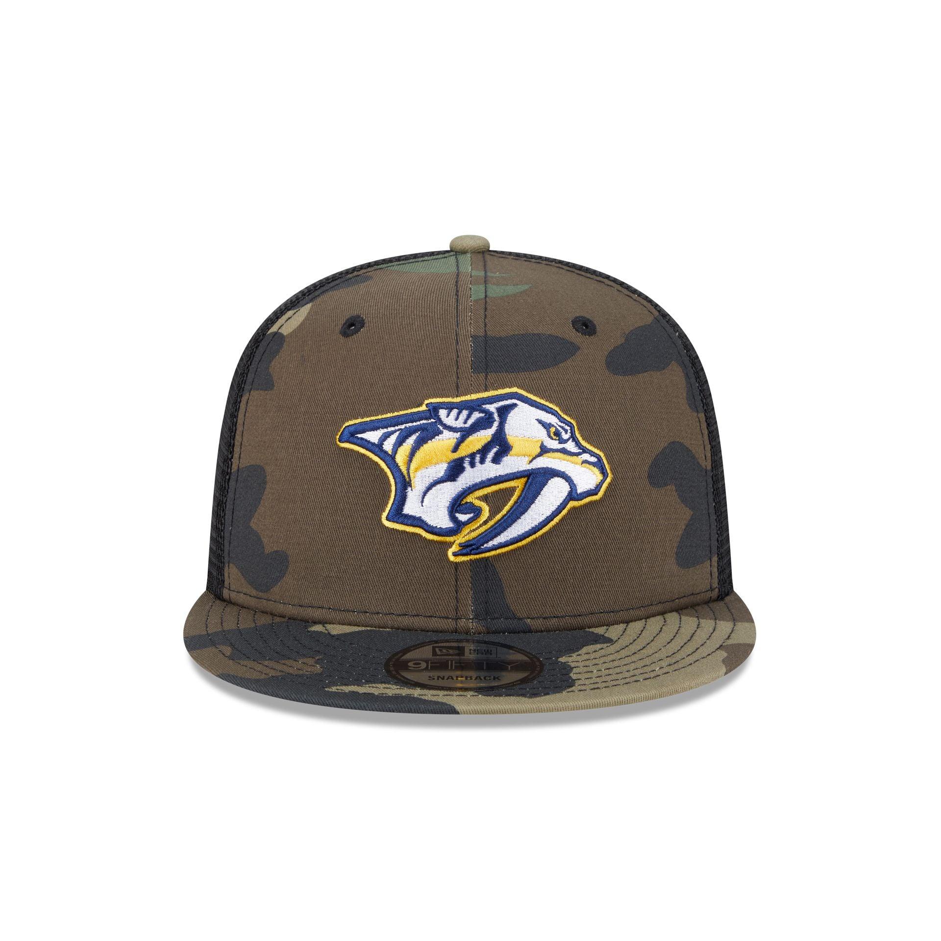 Nashville Predators Camo 9FIFTY Trucker Hat Male Product Image