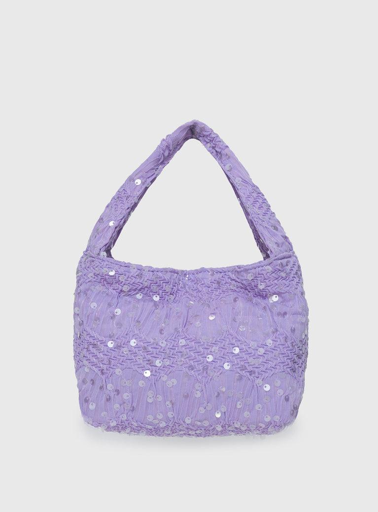 Pick Sides Sequin Bag Purple Product Image