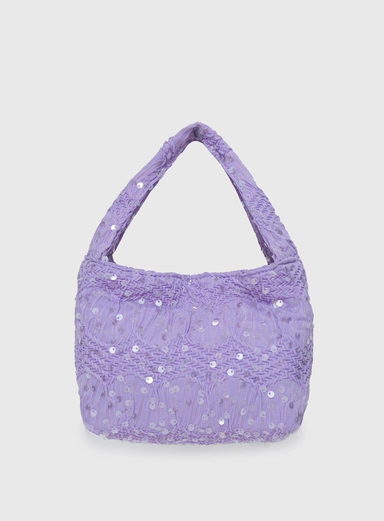Pick Sides Sequin Bag Purple Product Image
