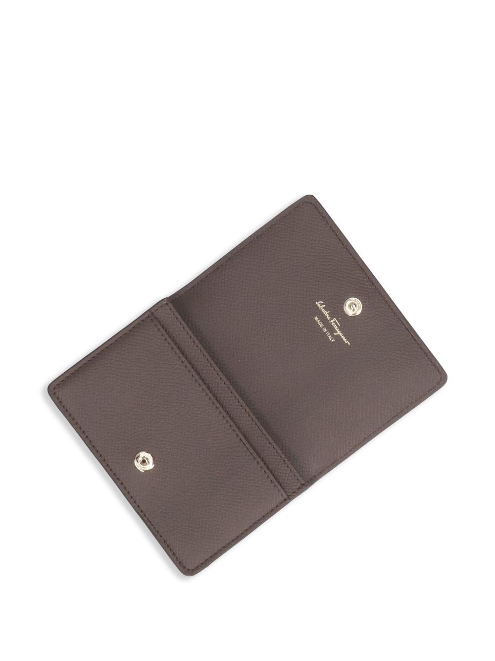 Gancini logo-plaque leather wallet Product Image