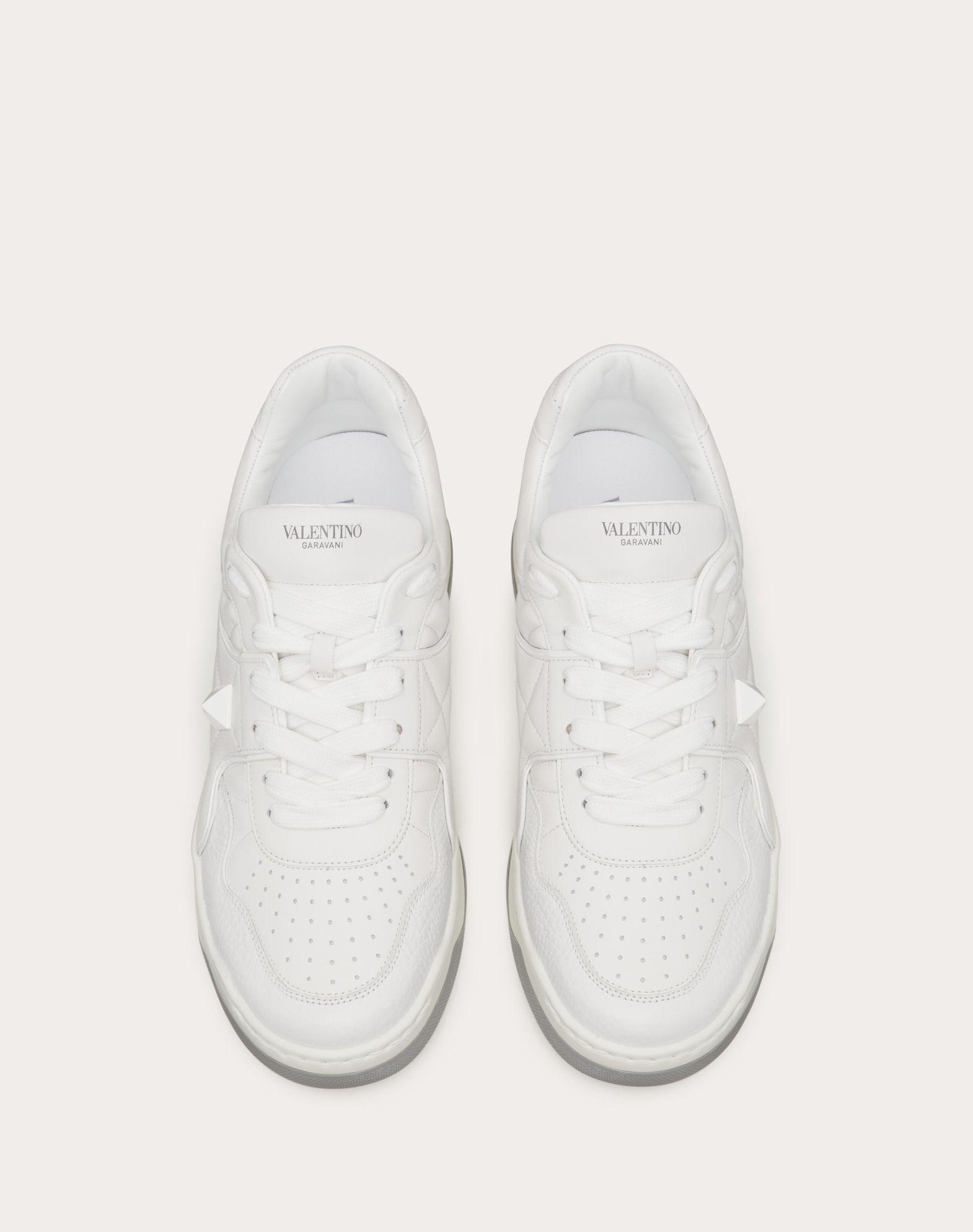 One Stud Low-Top Nappa Sneaker  Product Image