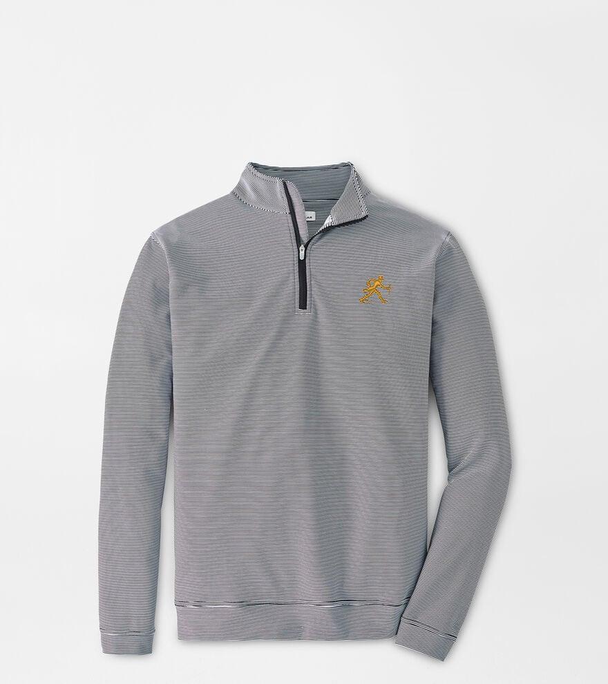 Georgia G Perth Sugar Stripe Performance Quarter-Zip Product Image