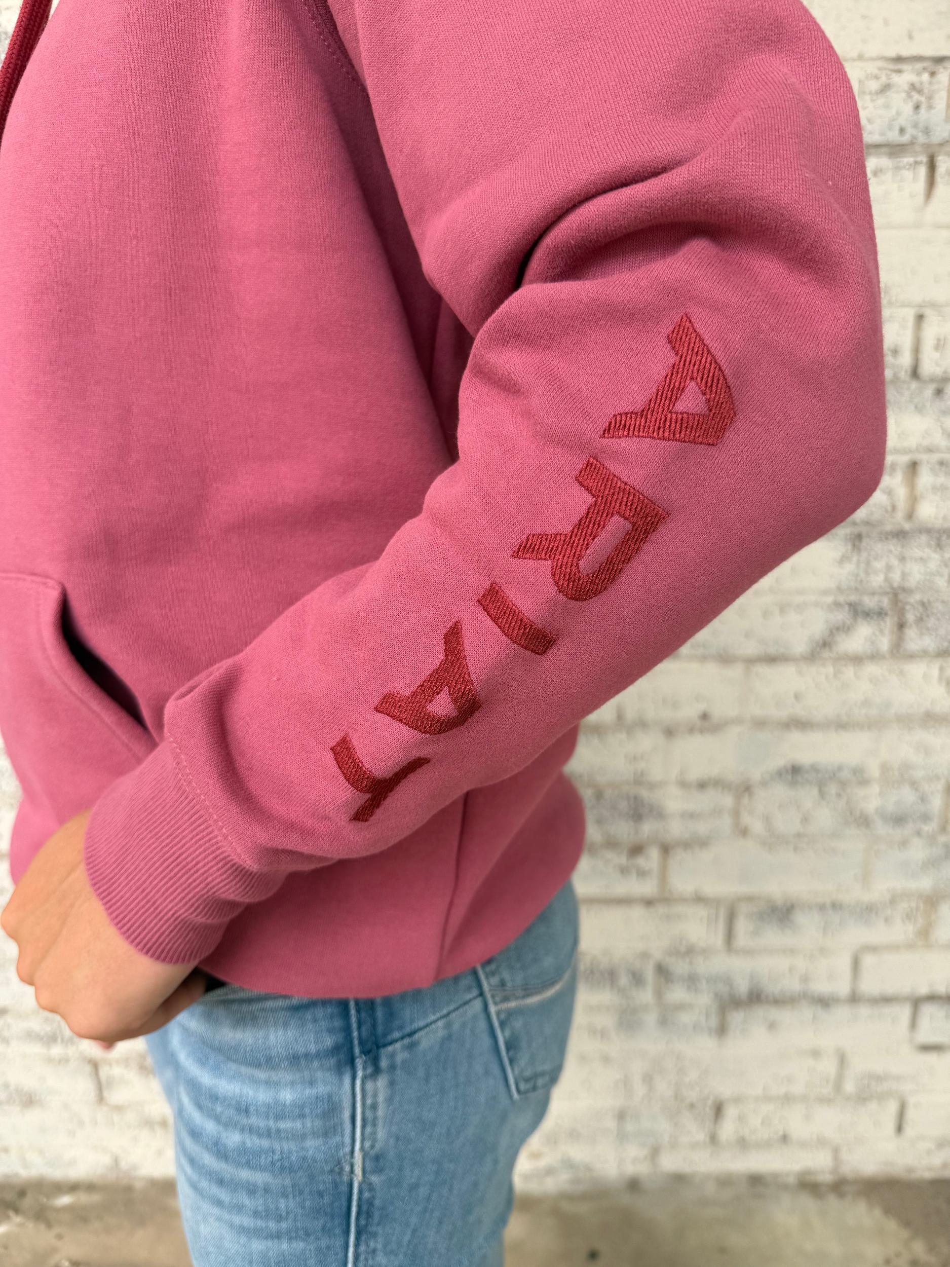 Women's Ariat Mauve Wood Hoodie Female Product Image