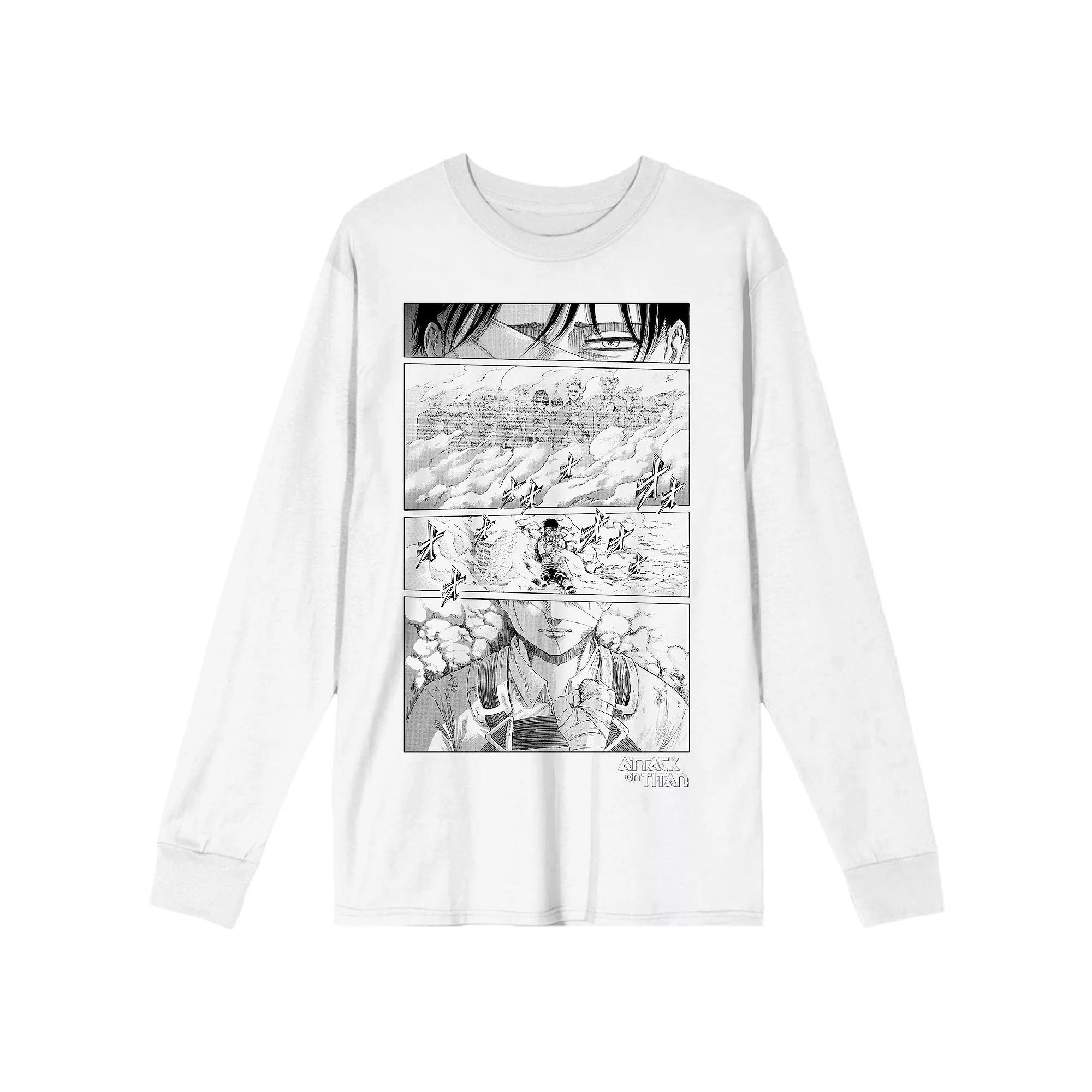 Men's Attack On Titan Levis Long Sleeve Tee,  Product Image