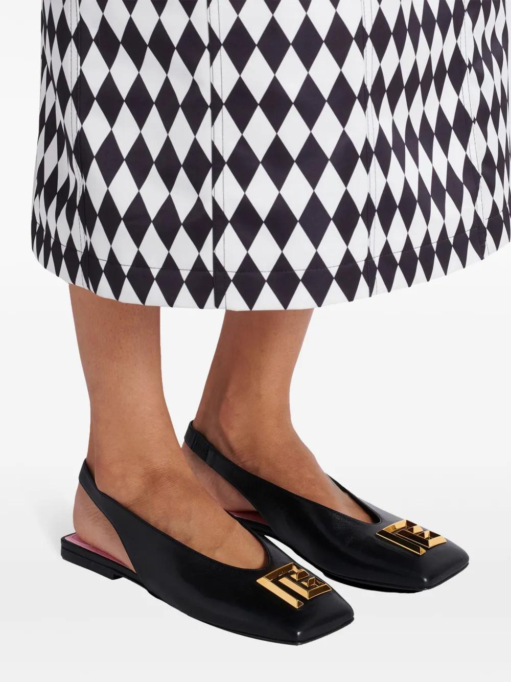 Eden leather ballerina shoes Product Image