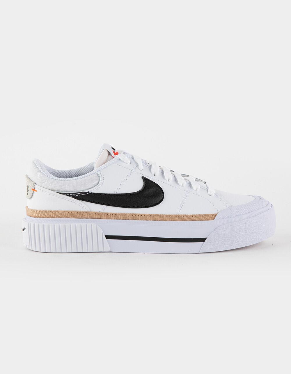 NIKE Court Legacy Lift Womens Shoes - WHITE COMBO Product Image