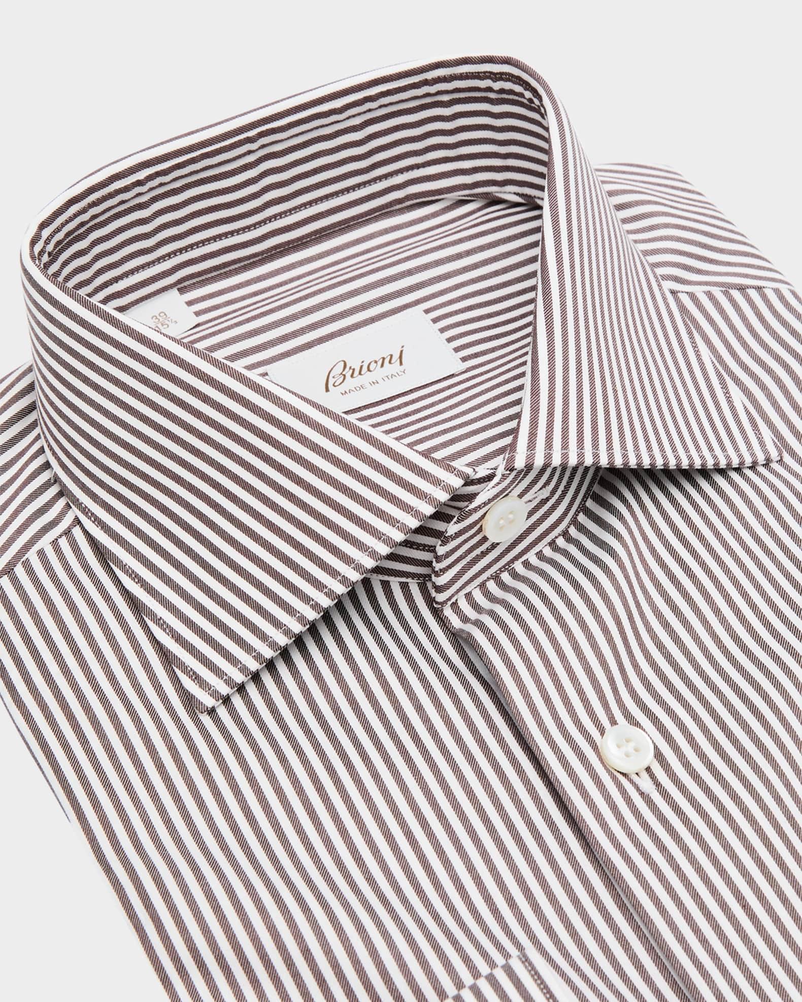 Men's Cotton Bengal Stripe Dress Shirt Product Image