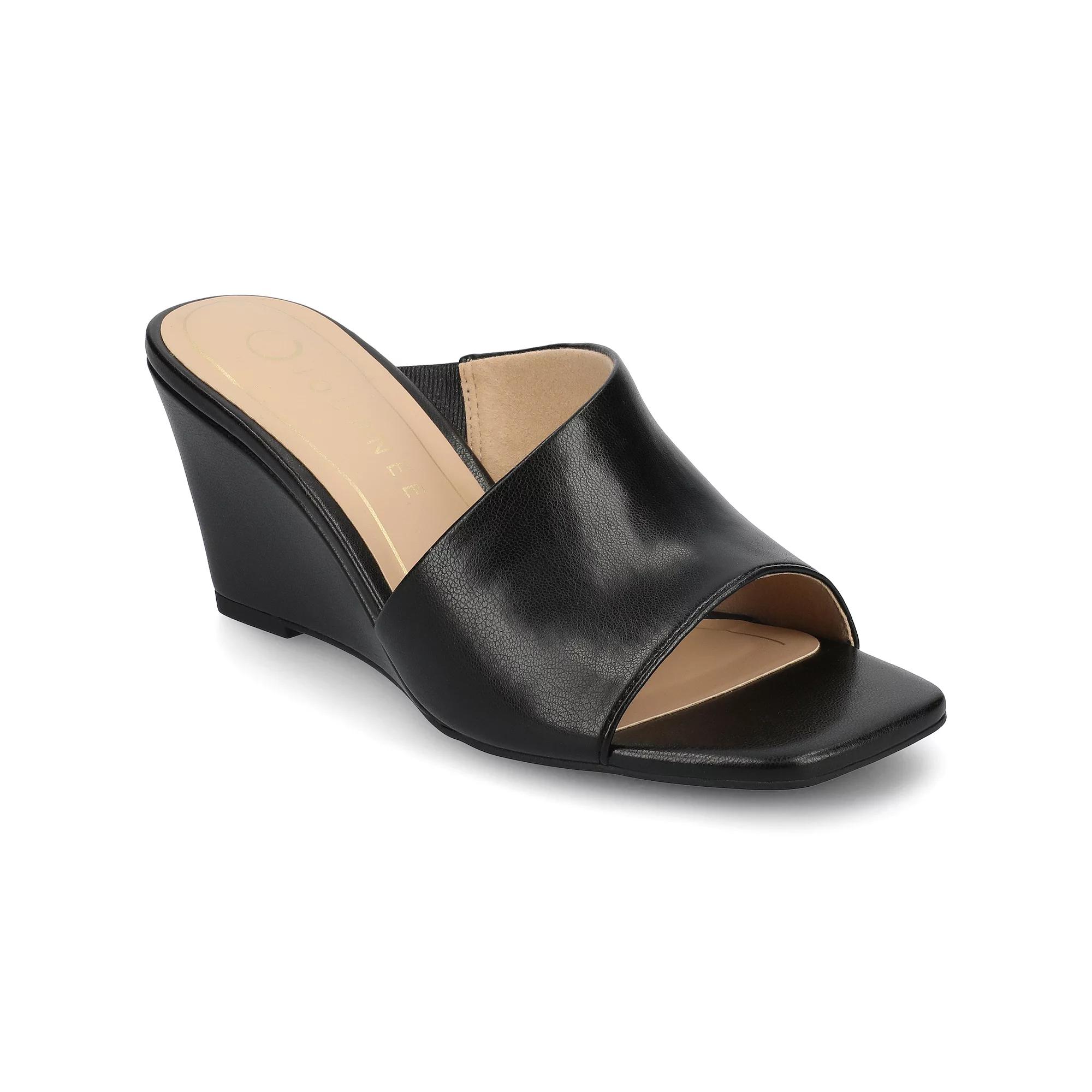 Journee Clementine D'Orsay Women's Wedge Sandals,  Product Image