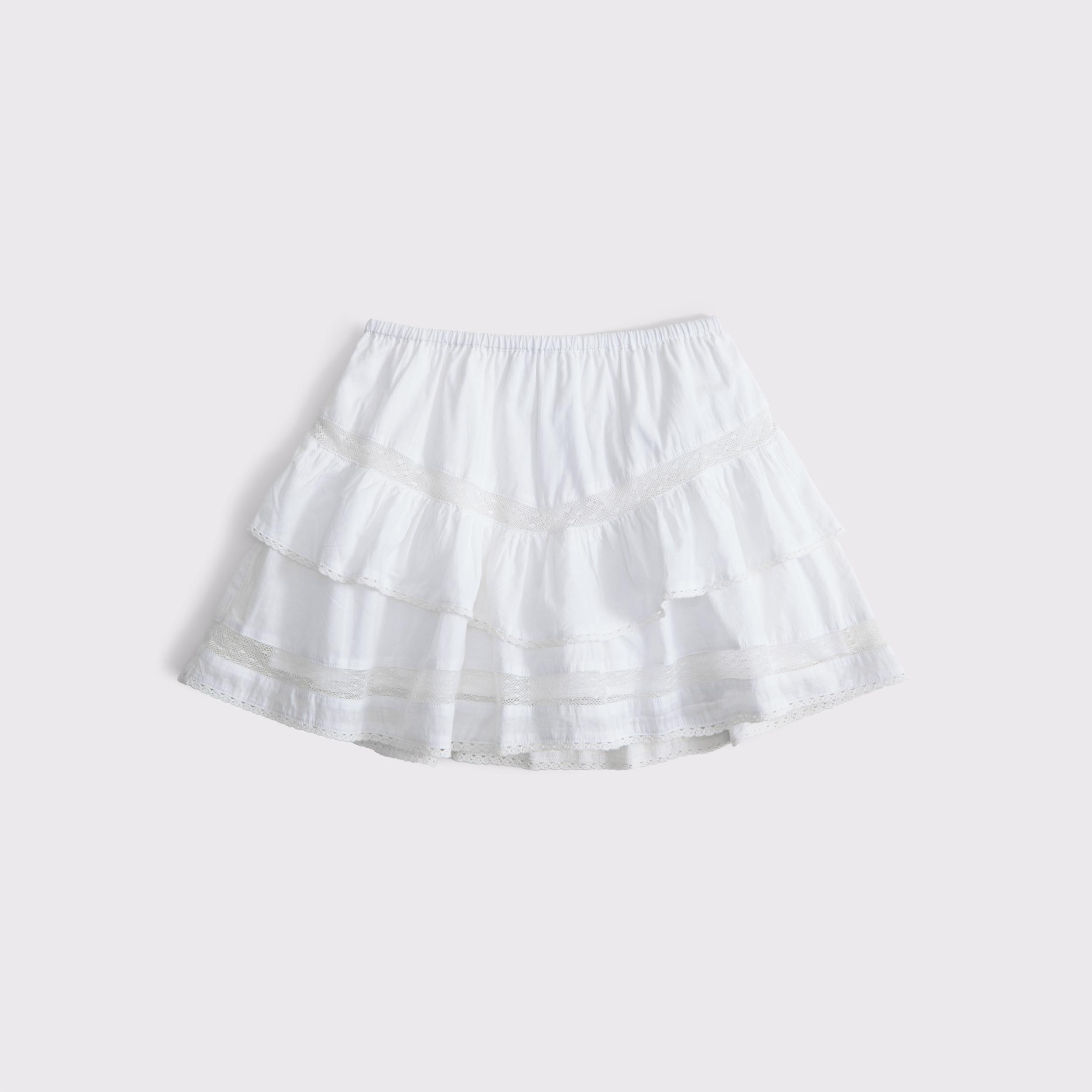 High Rise Drop-Waist Flirty Mini Skort Product Image
