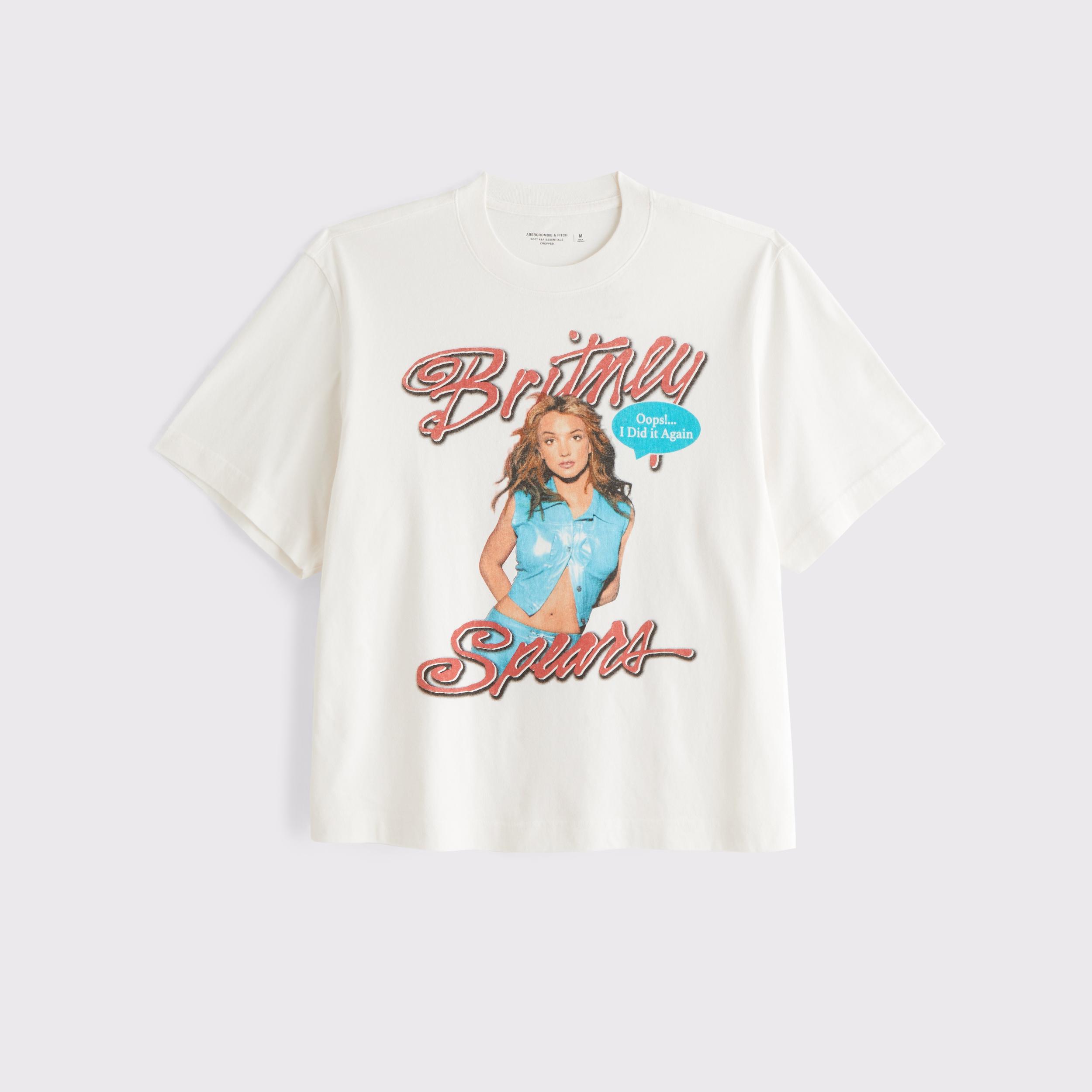 Cropped Britney Spears Graphic Tee Product Image