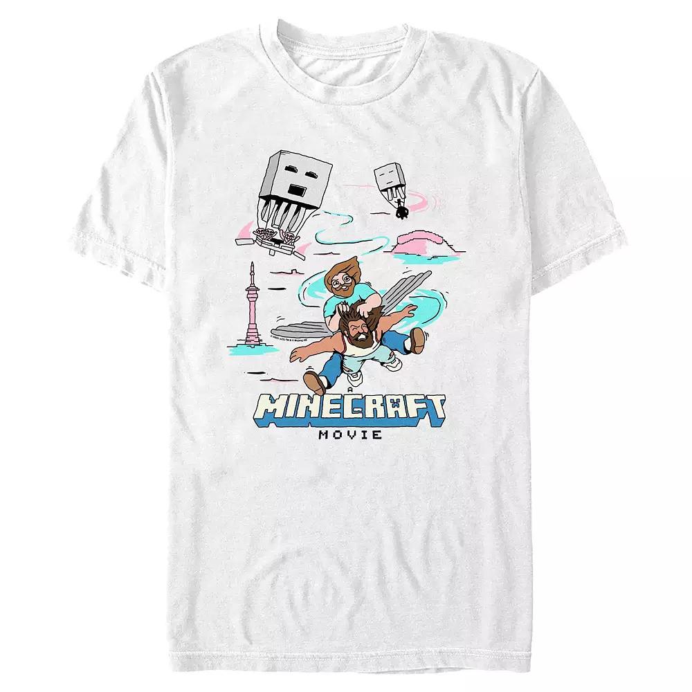 Big & Tall Minecraft Movie Fly Faster Graphic Tee, Men's,  Product Image