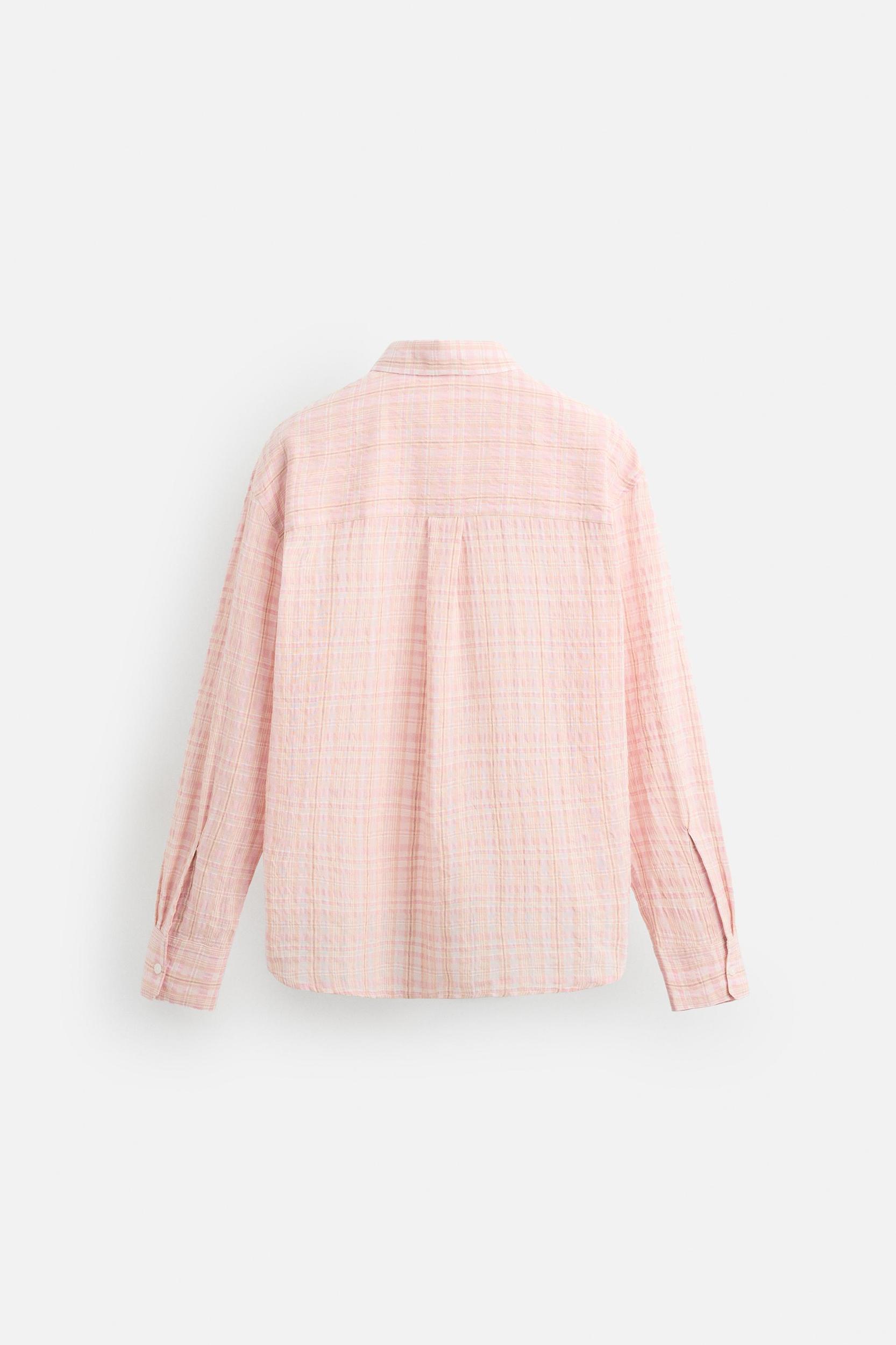 TEXTURED CHECK SHIRT Product Image
