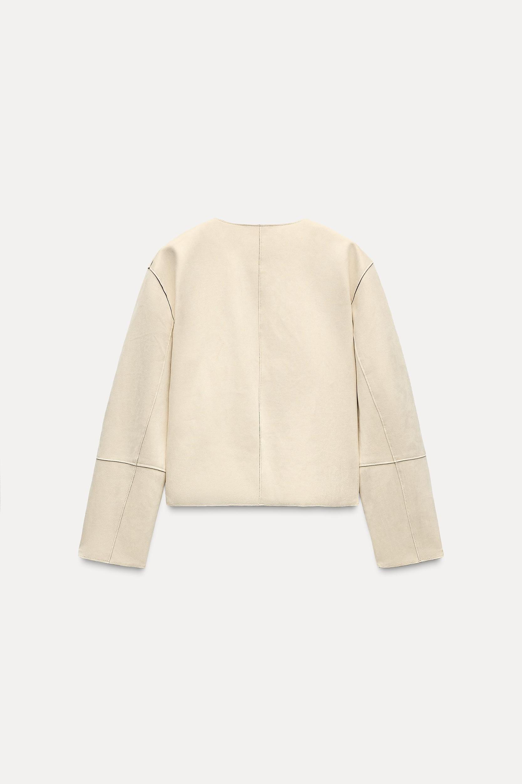 FAUX SUEDE JACKET Product Image