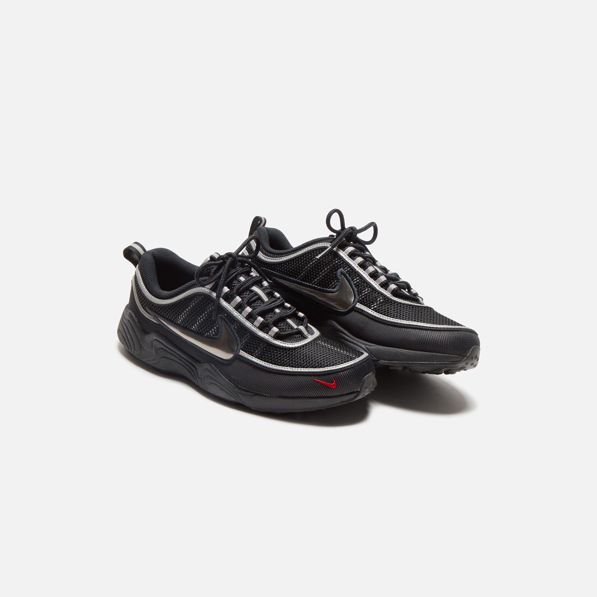 Nike Air Zoom Spiridon - Black / Metallic Silver / Sport Red Male Product Image