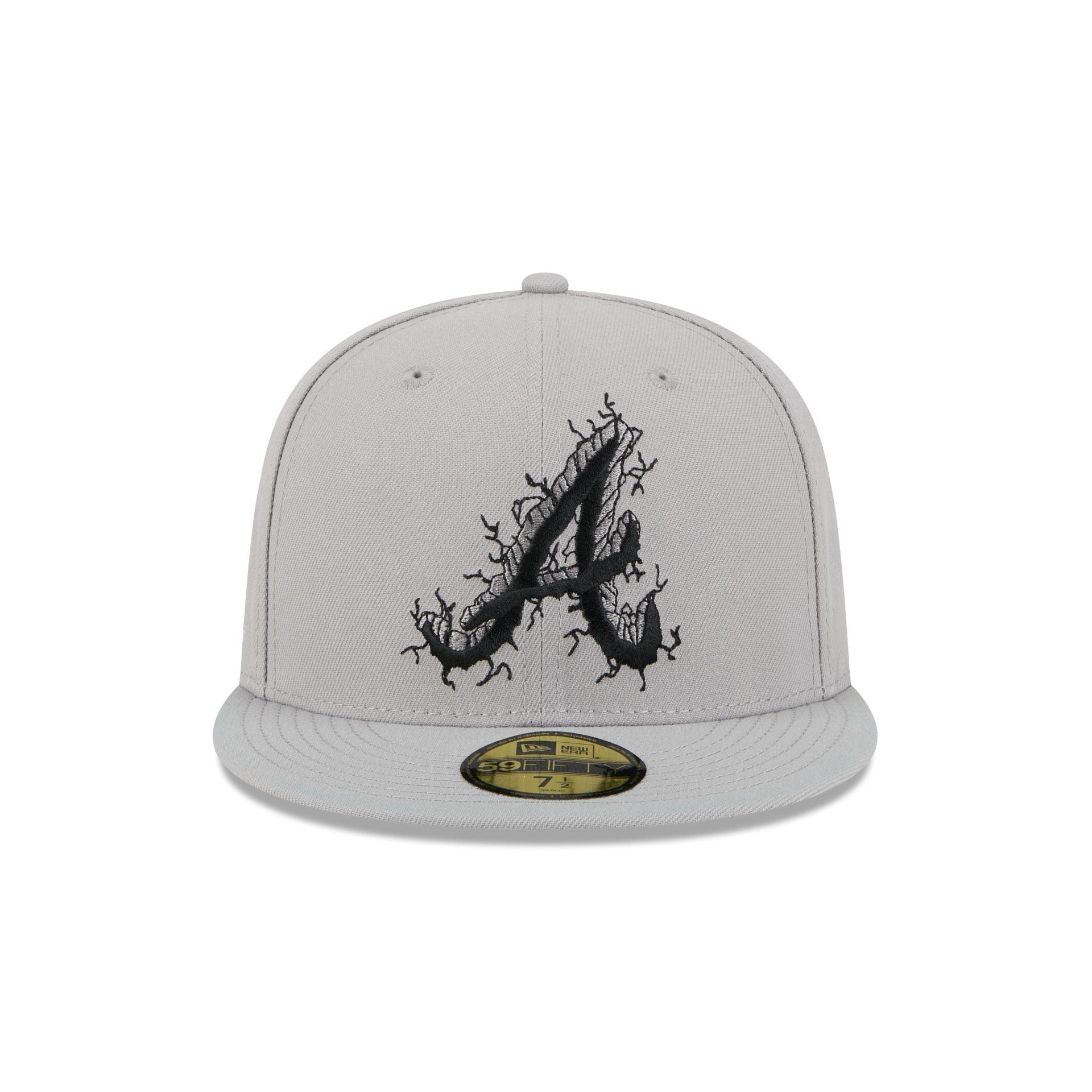 Atlanta Braves Cracked Cement 59FIFTY Fitted Hat Male Product Image