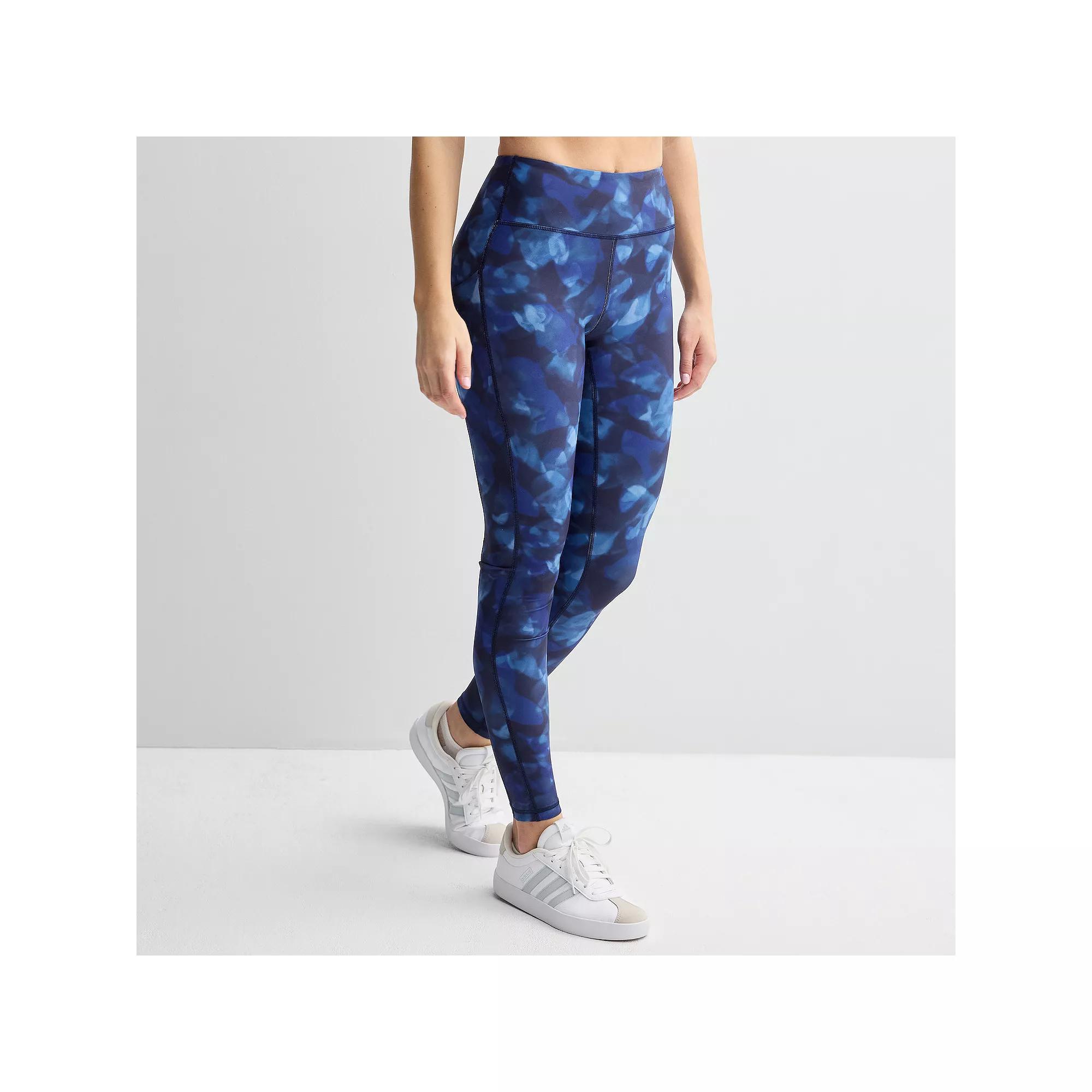 Petite Tek Gear® Ultrastretch High-Waisted 7/8 Leggings with Side Pockets, Women's,  Product Image