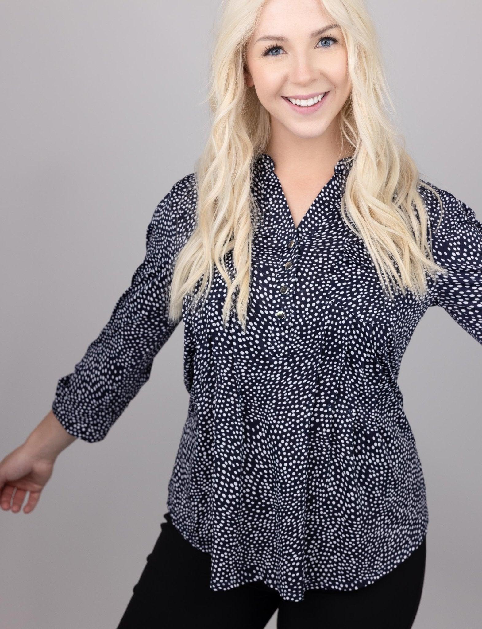 Cocomo Small Polka Dots with Front Pockets Female Product Image