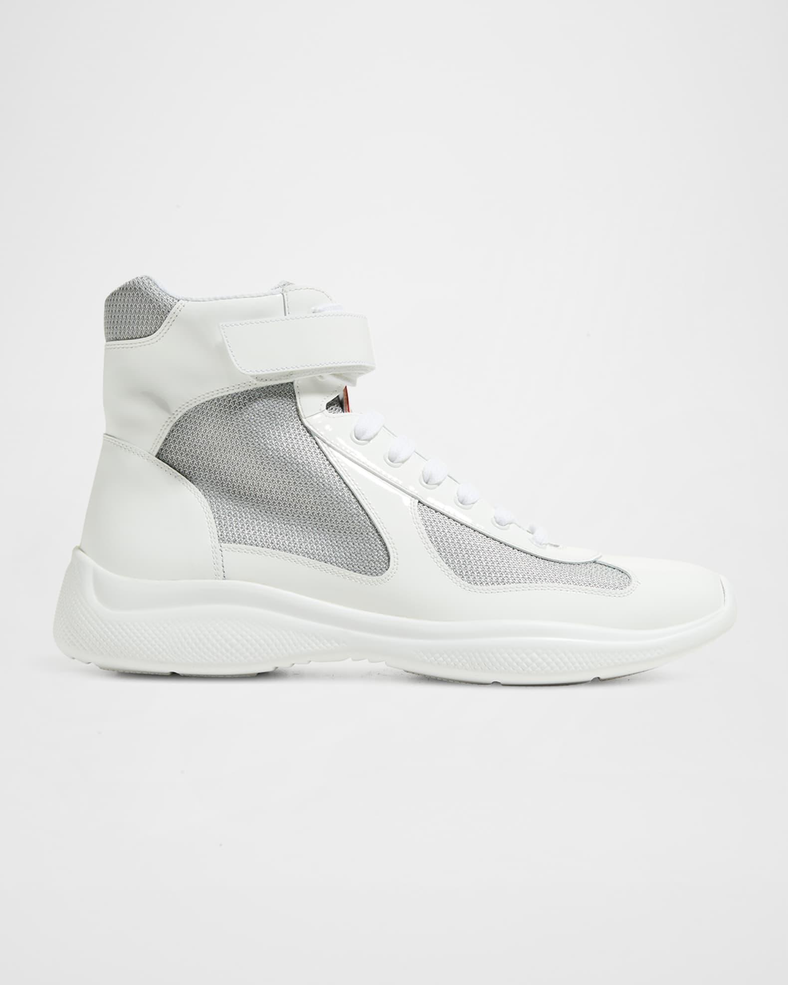 Men's America's Cup Patent Leather High-Top Sneakers Product Image
