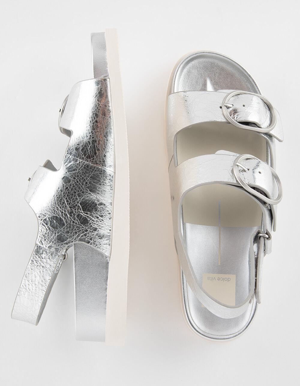 DOLCE VITA Starla 2 Strap Womens Sandals - SILVER Product Image