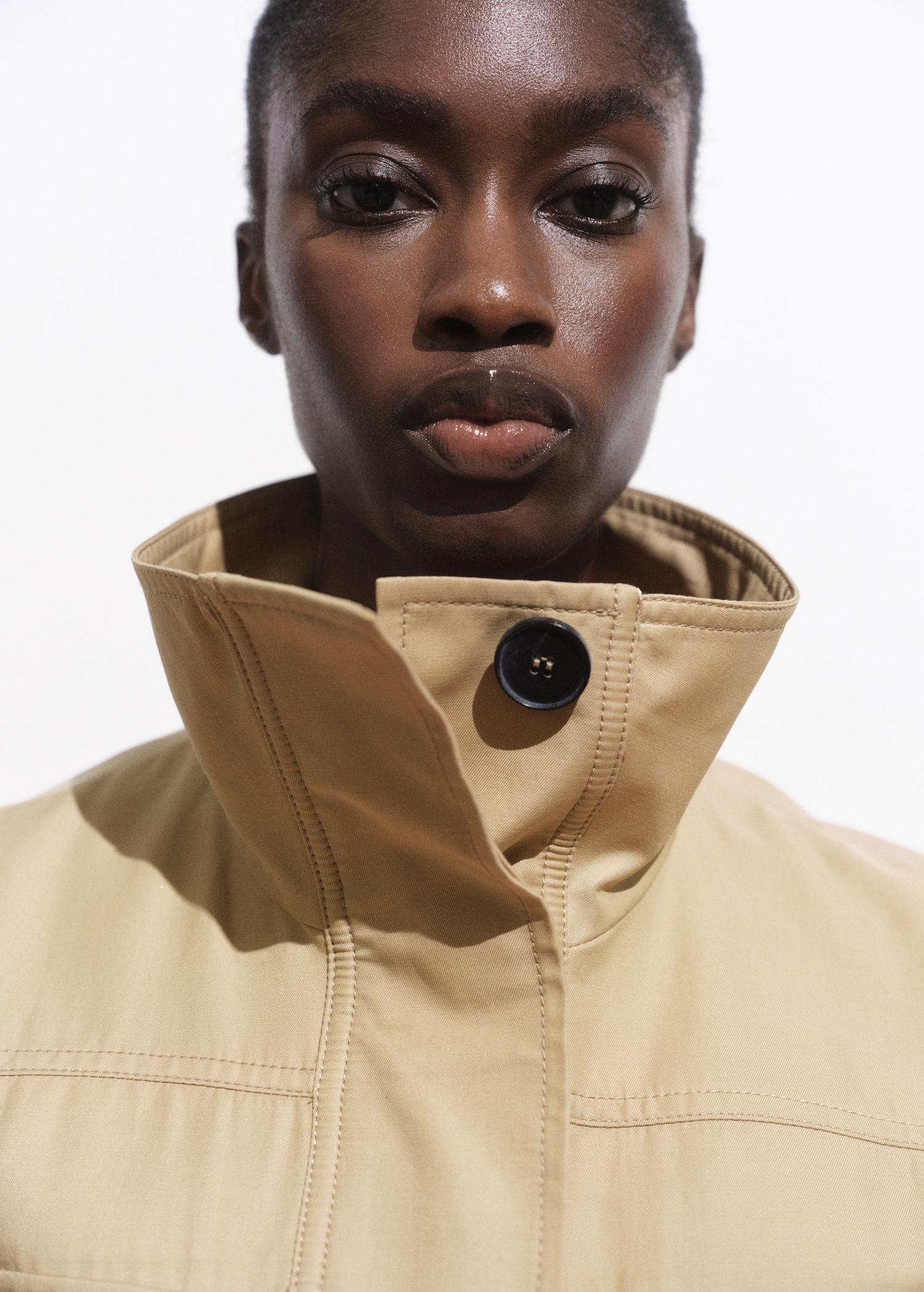 Oversized waistcoat with cargo pockets - Women | MANGO USA Product Image