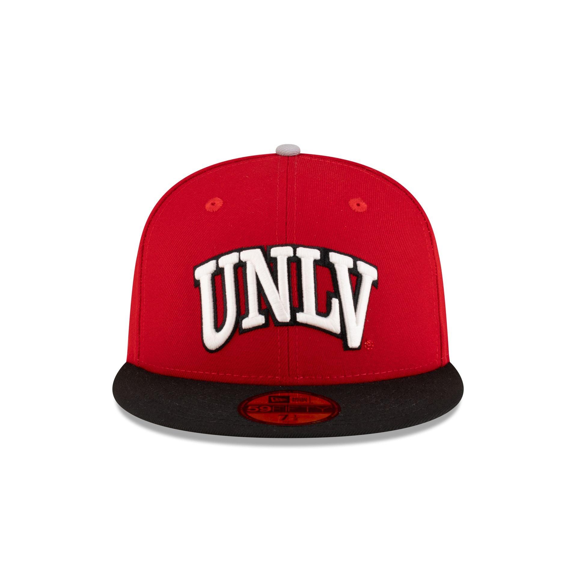 UNLV Runnin' Rebels Scarlet Black 59FIFTY Fitted Hat Male Product Image