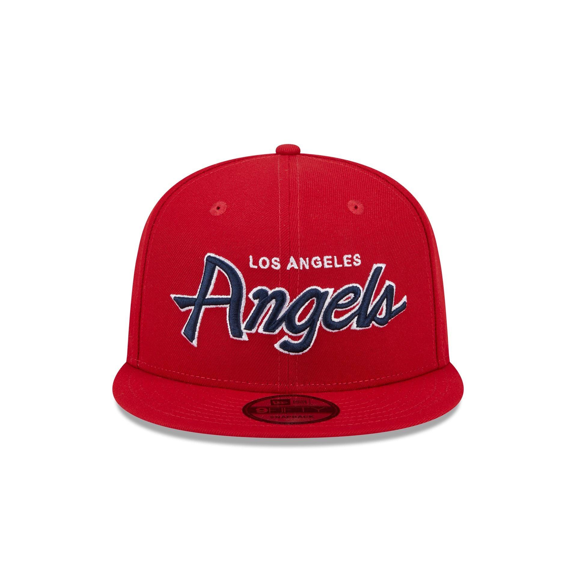 Los Angeles Angels Wordmark 9FIFTY Snapback Hat Male Product Image
