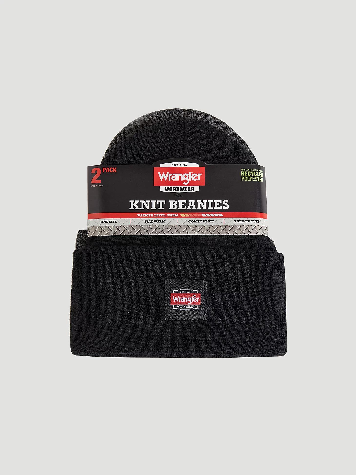 Knit Workwear Beanie (2-Pack) | Men's ACCESSORIES | Wrangler® Product Image