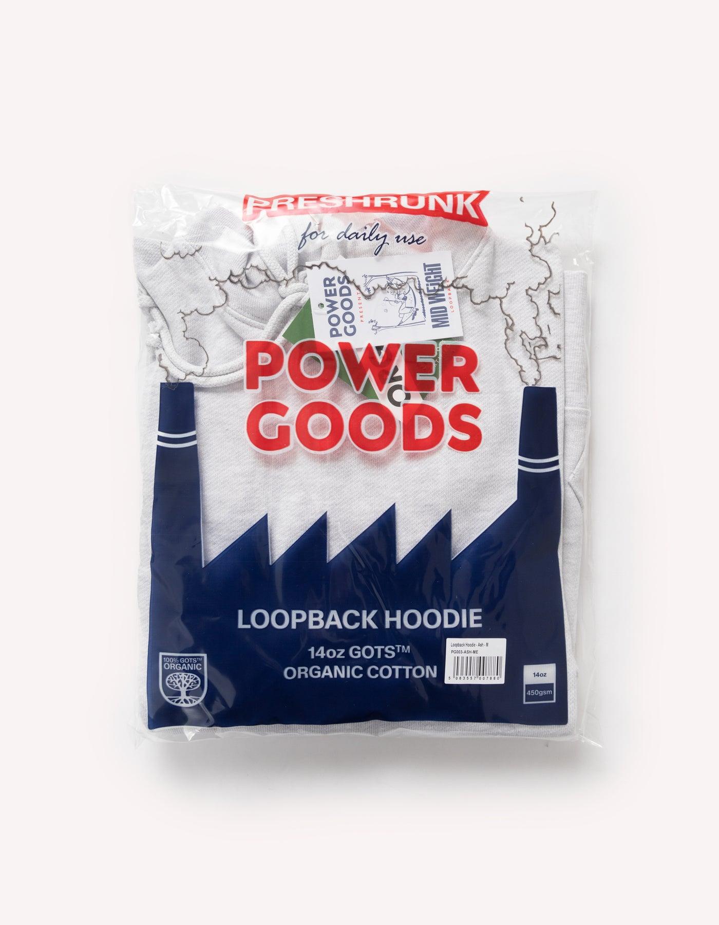 Power Goods - Loopback Hoodie - Ash Product Image