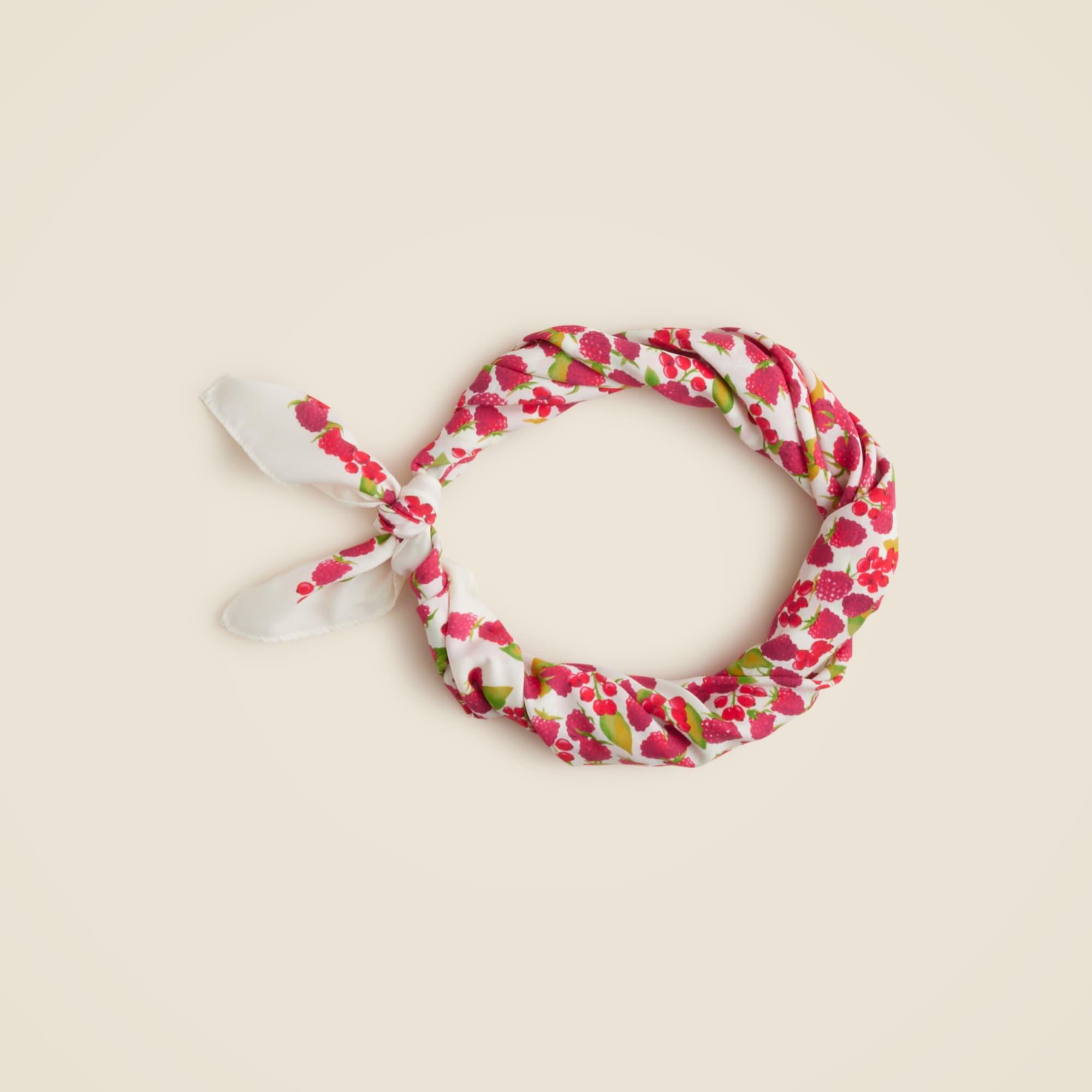 Oversized printed silk bandana Product Image