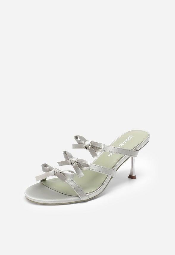 Strappy Bow Slide Sandals Product Image