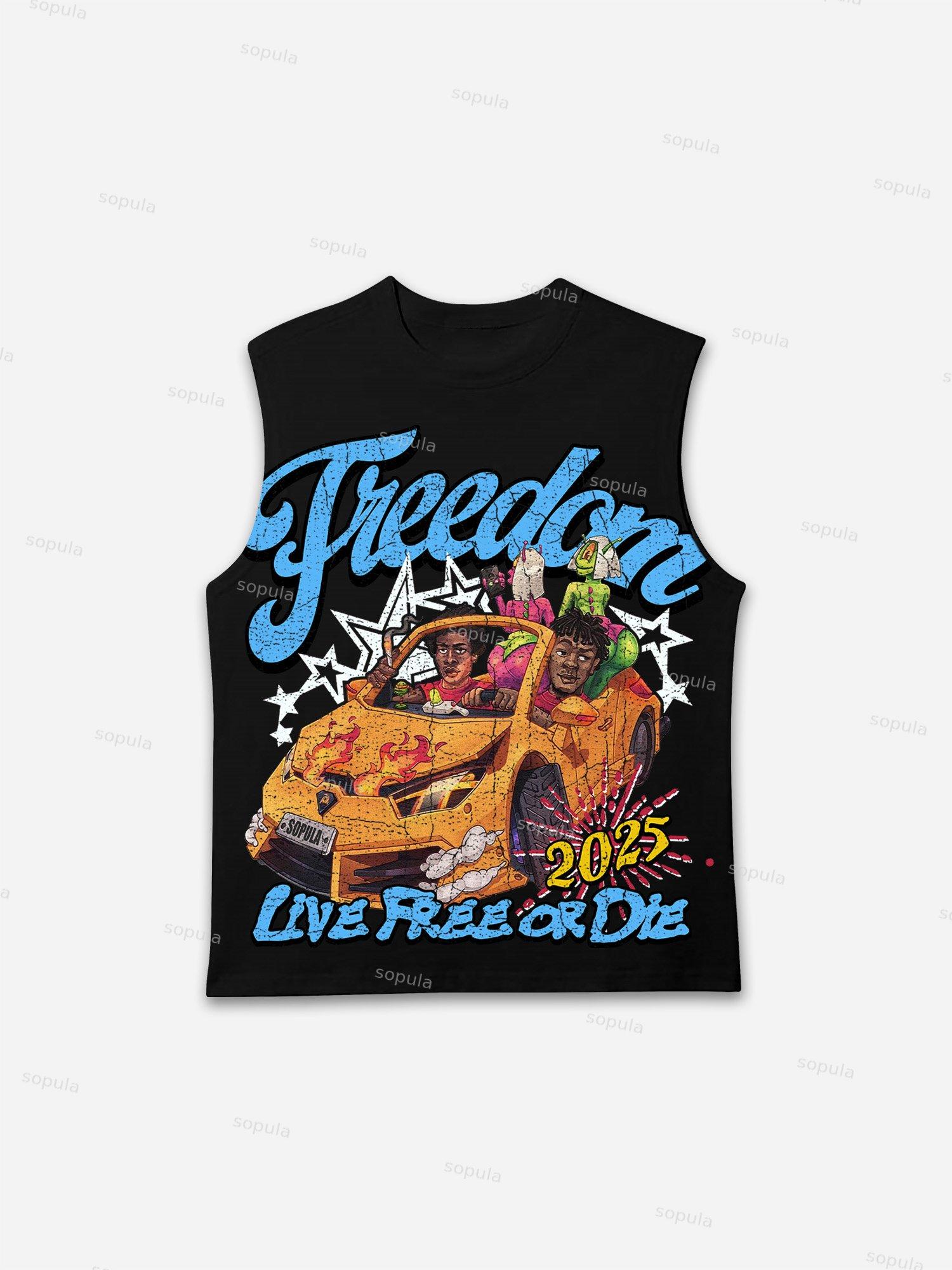 Freedom Racing Graphic Print Tank Top Product Image