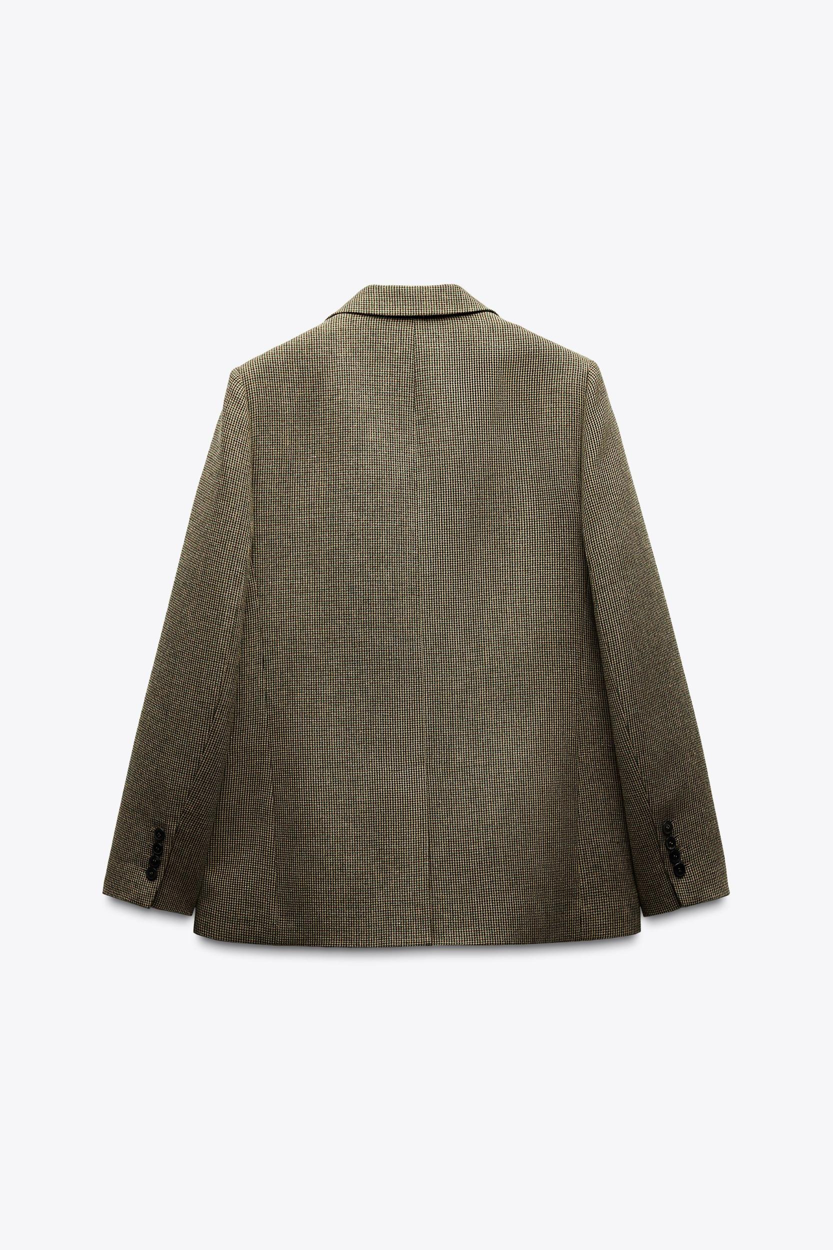 CHECKERED BLAZER ZW COLLECTION Product Image