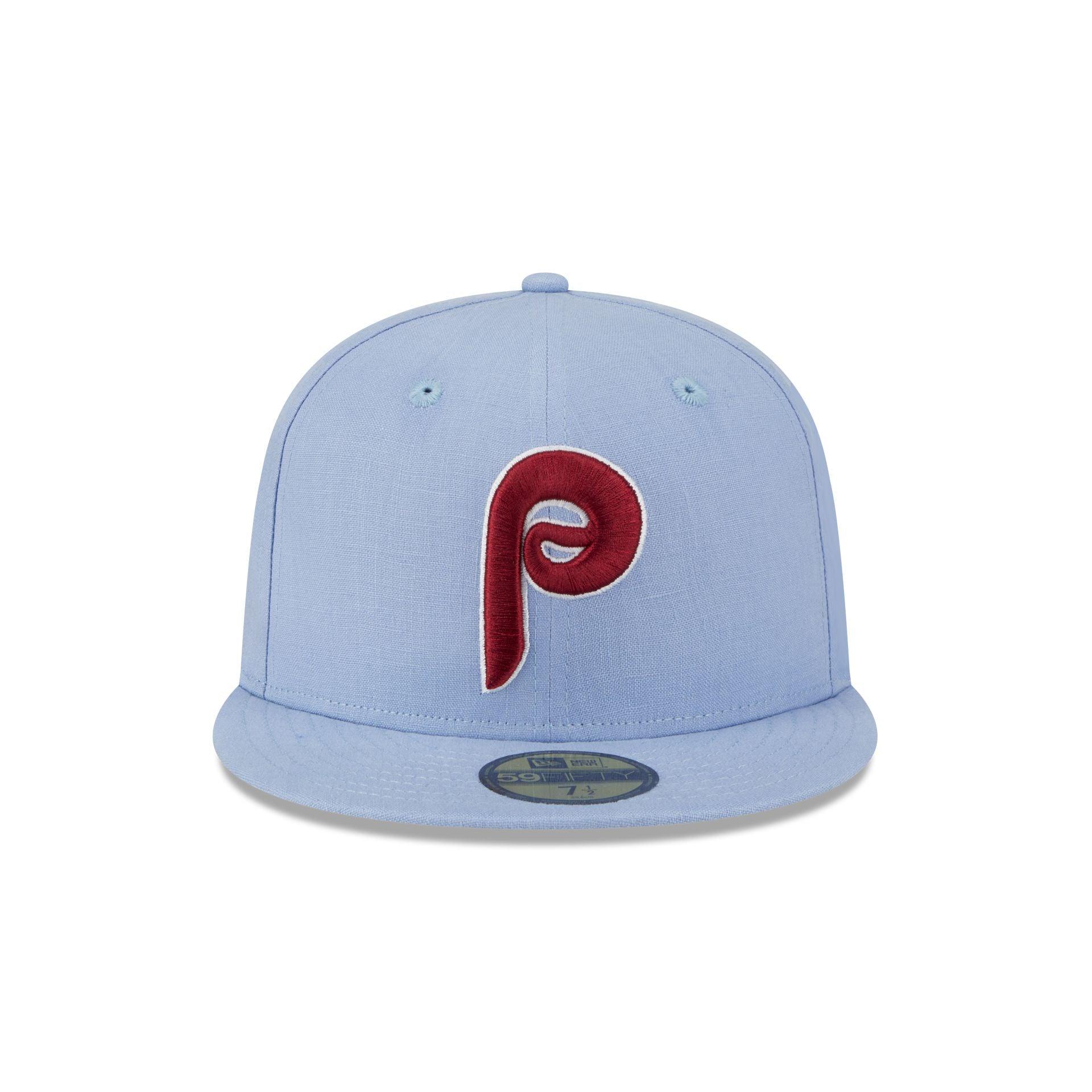 Team Linen Philadelphia Phillies 59FIFTY Fitted Hat Male Product Image
