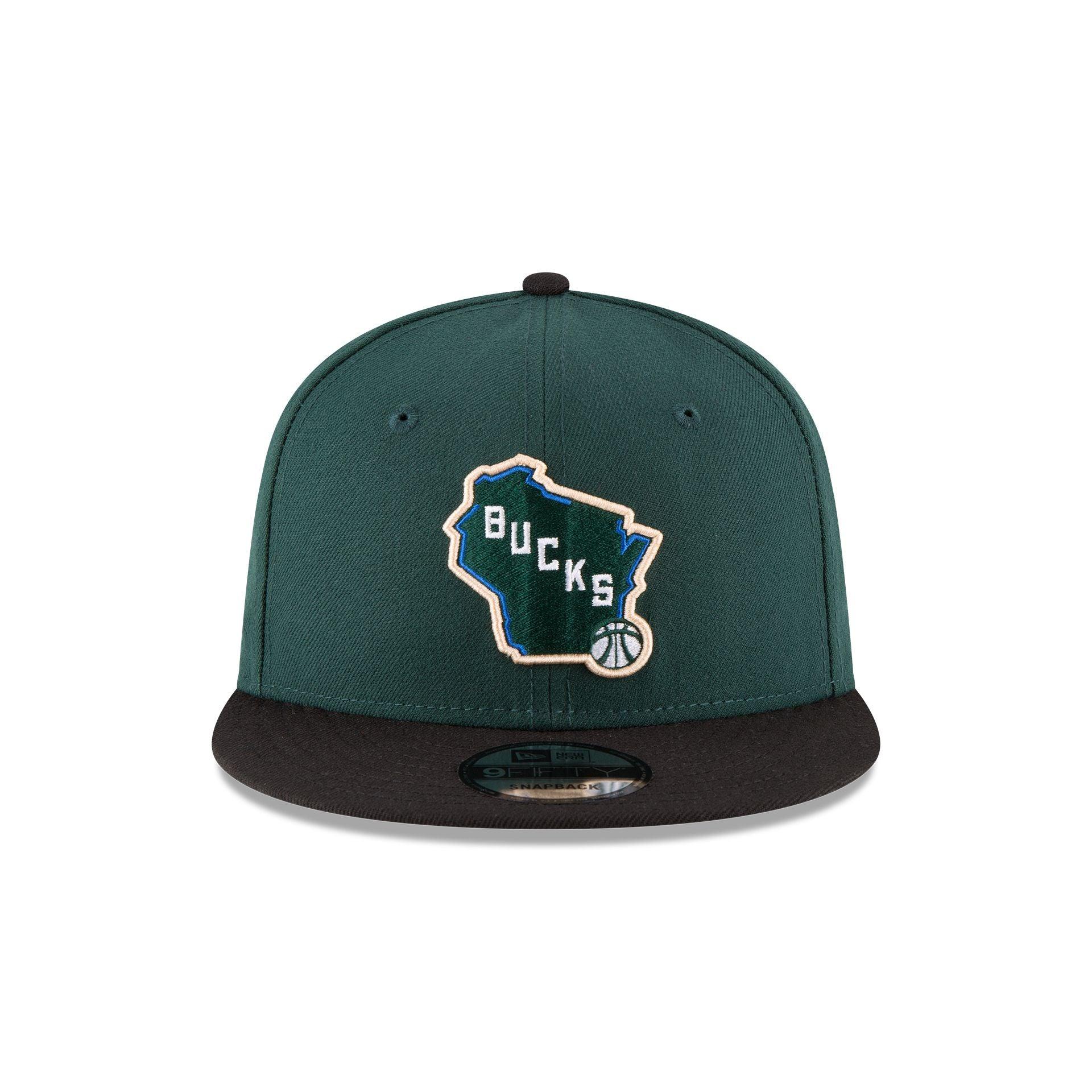 Milwaukee Bucks Basic Two Tone 9FIFTY Snapback Hat Male Product Image