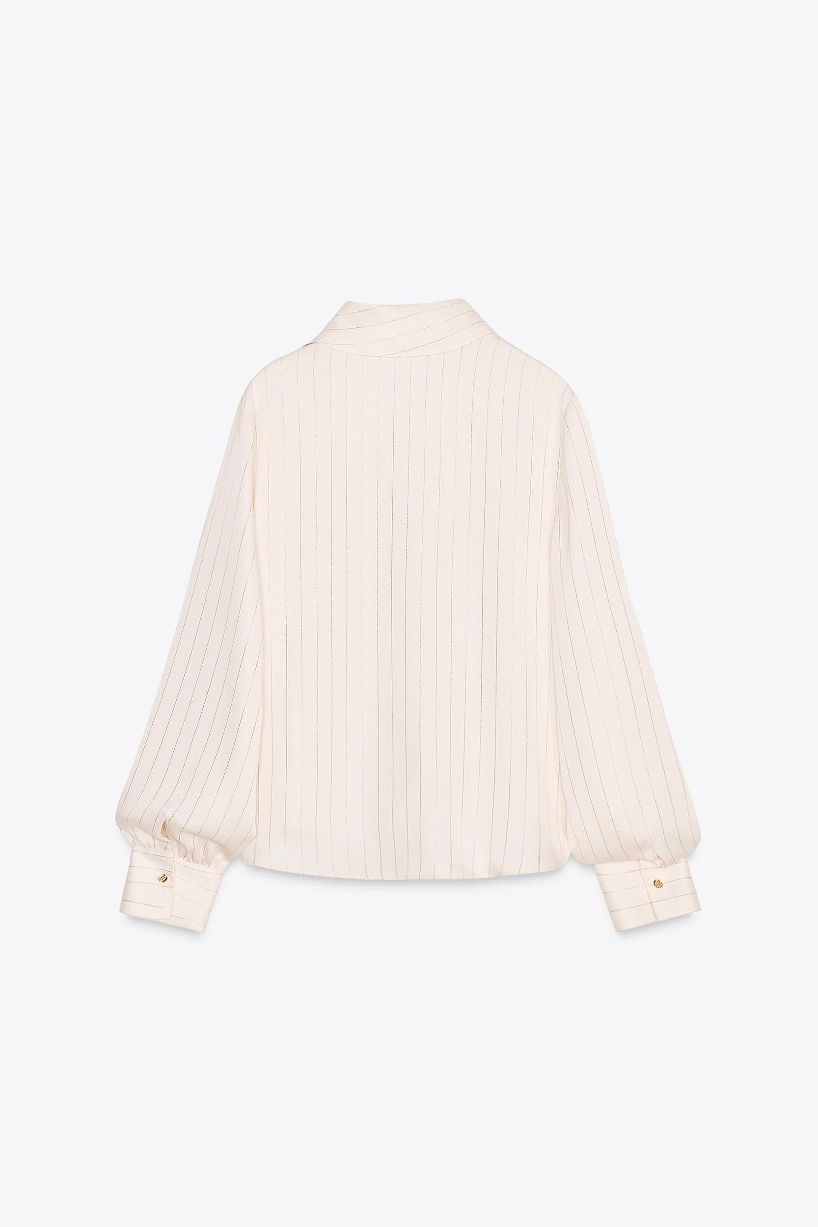 STRIPED SHIRT WITH APPLIQUÉ Product Image