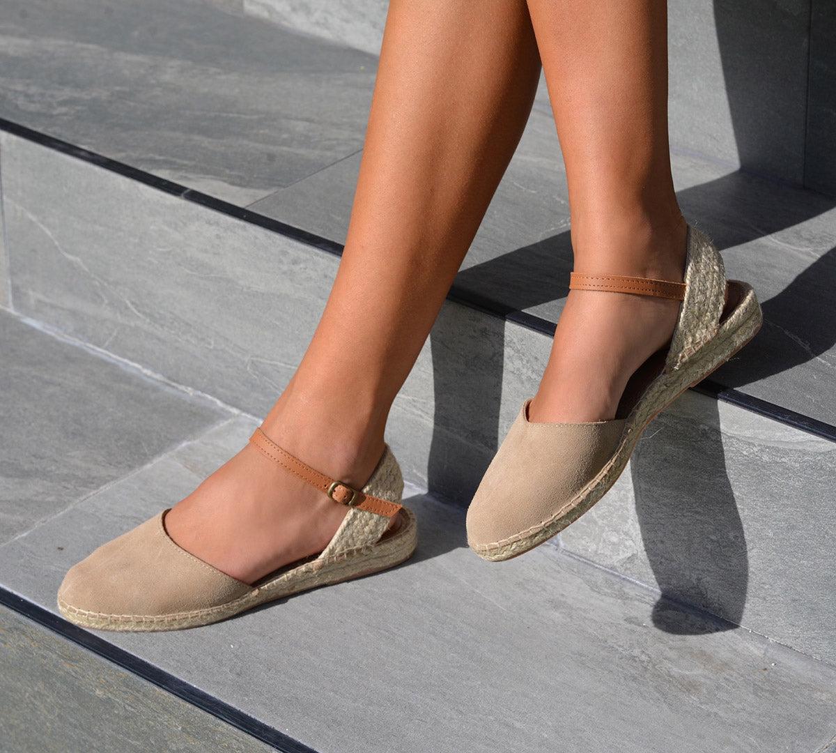 Marta Suede Taupe Product Image