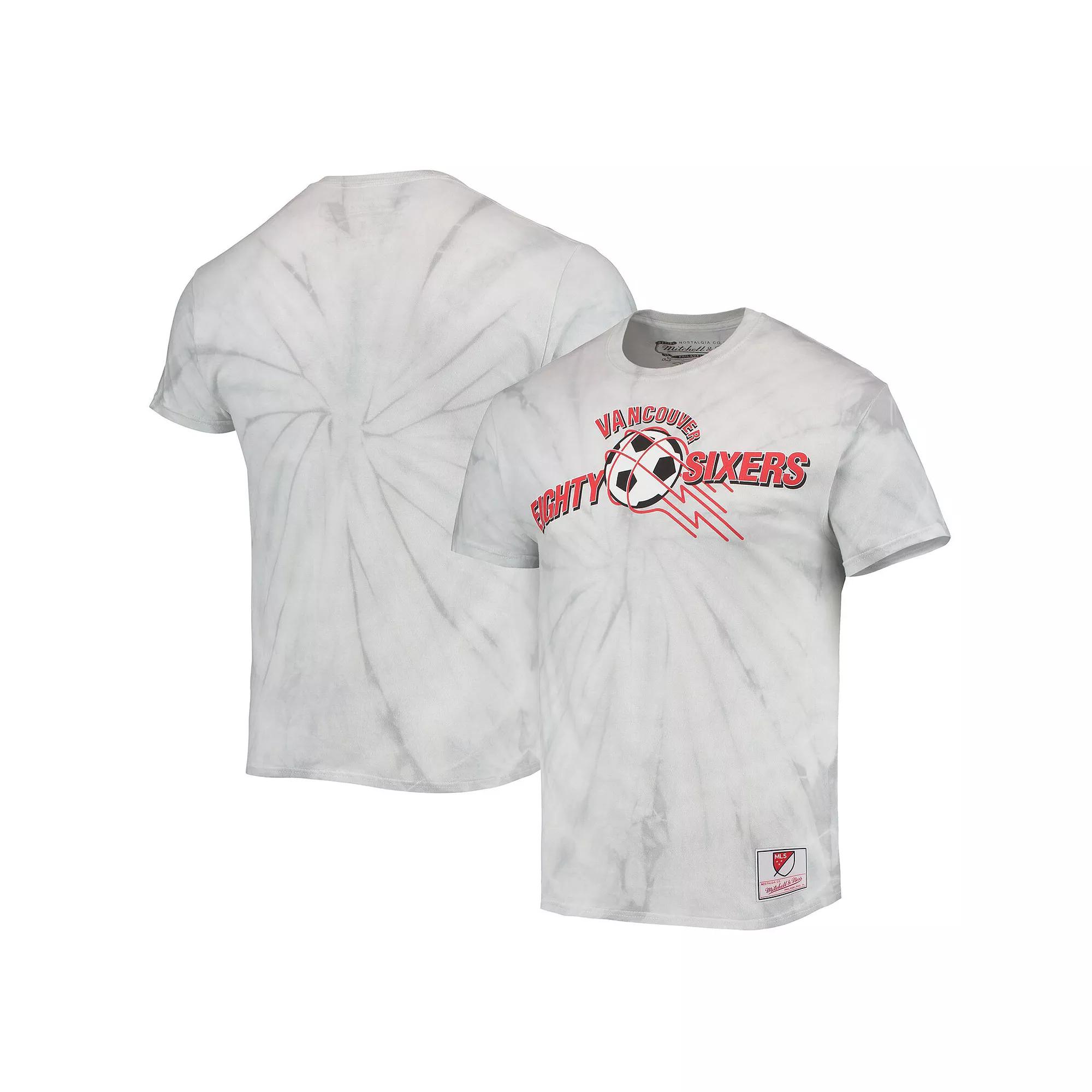 Men's Mitchell & Ness White Vancouver Whitecaps FC Since '96 Tie-Dye T-Shirt, Size: XL, Vwc White Product Image