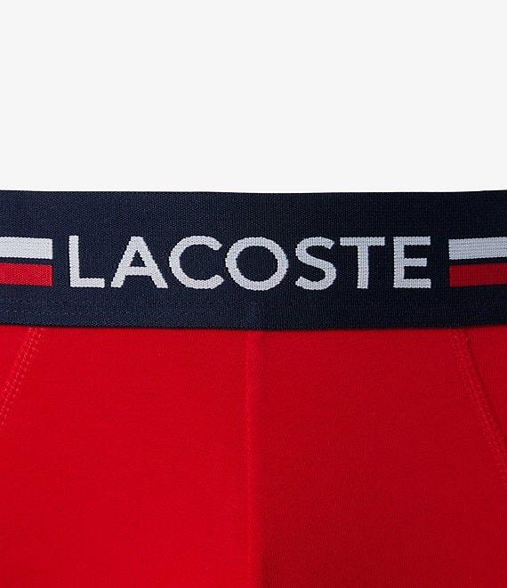 Lacoste Branded Waistband Briefs 3-Pack Product Image