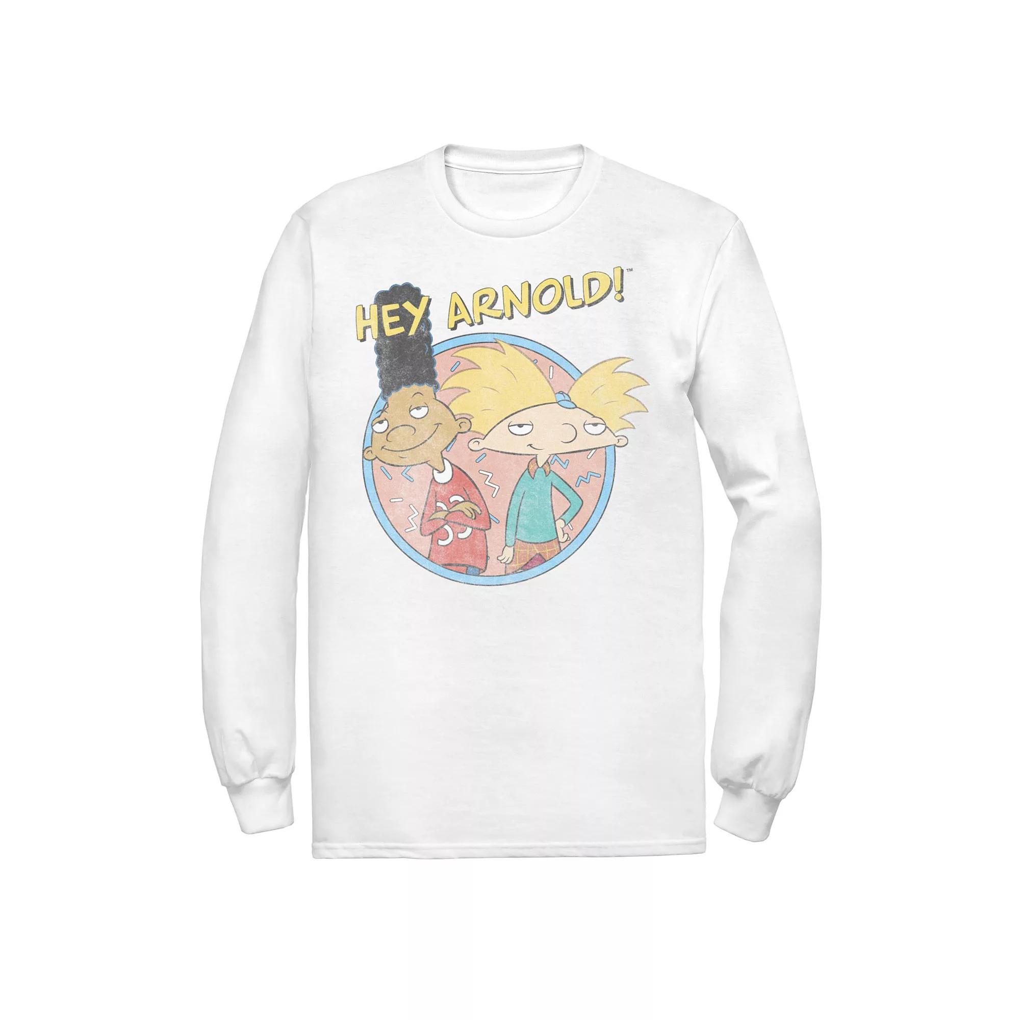 Men's Hey Arnold And Gerald Tee, Size: Small, White Product Image