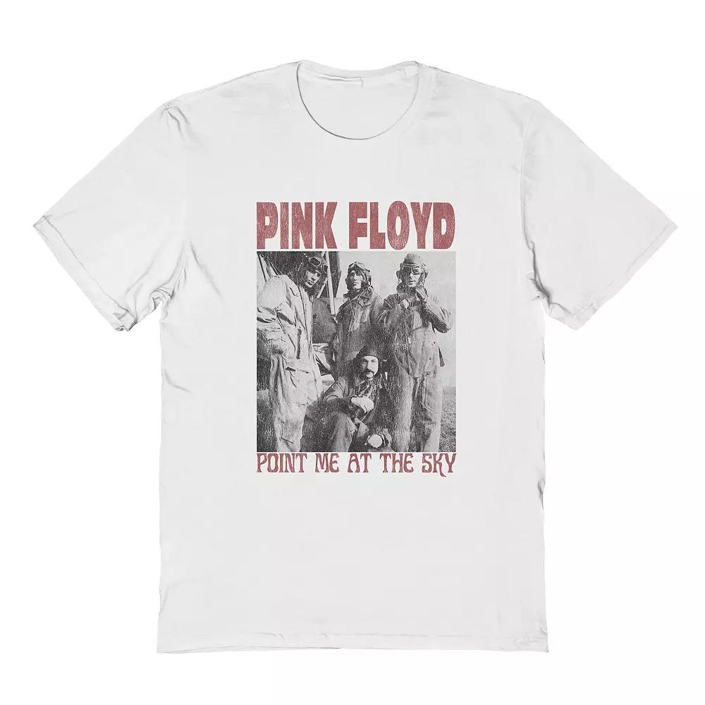 Men's Pink Floyd At The Sky Graphic Tee, Size: XXL, White Product Image