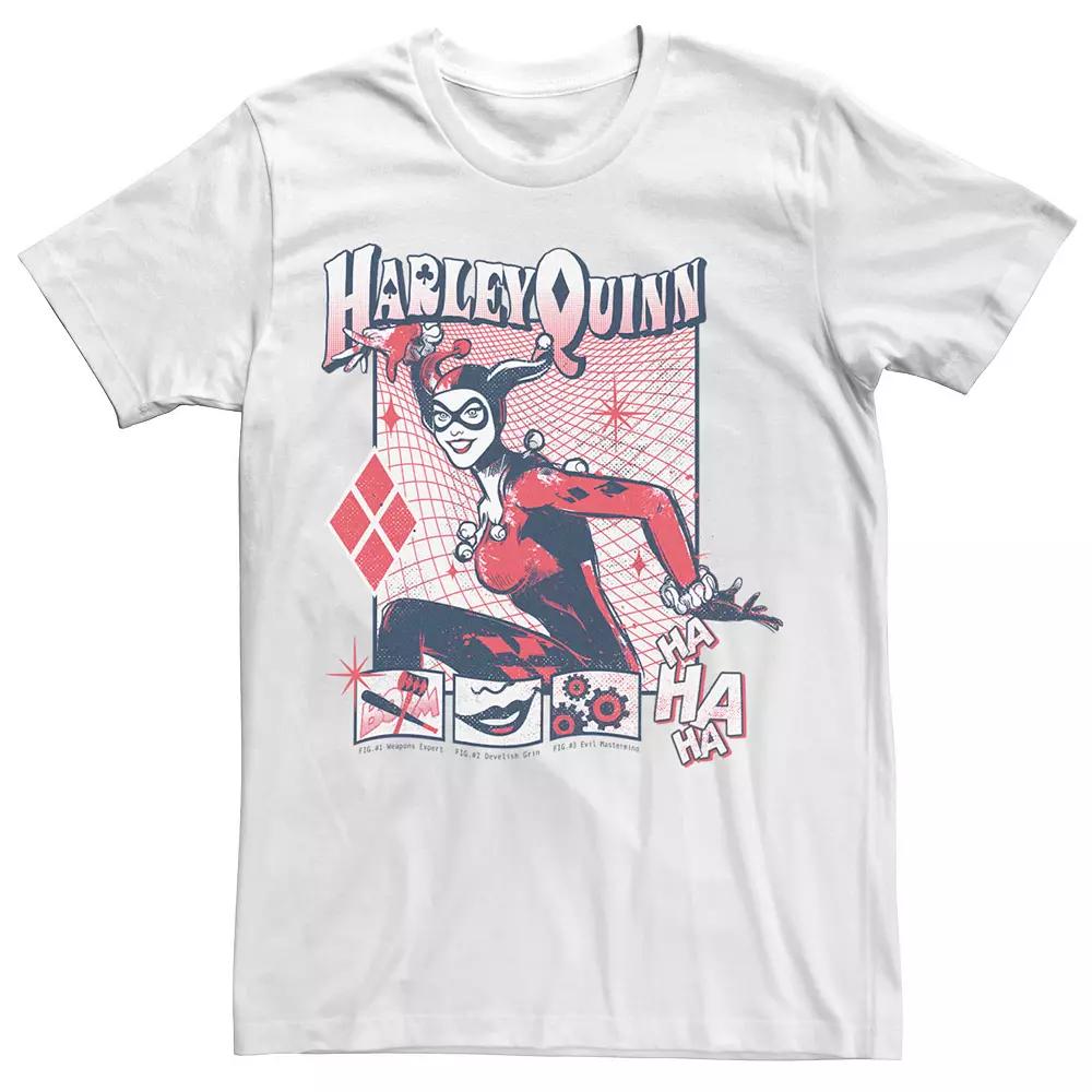 Men's Batman Harley Quinn Attributes Poster Tee,  Product Image