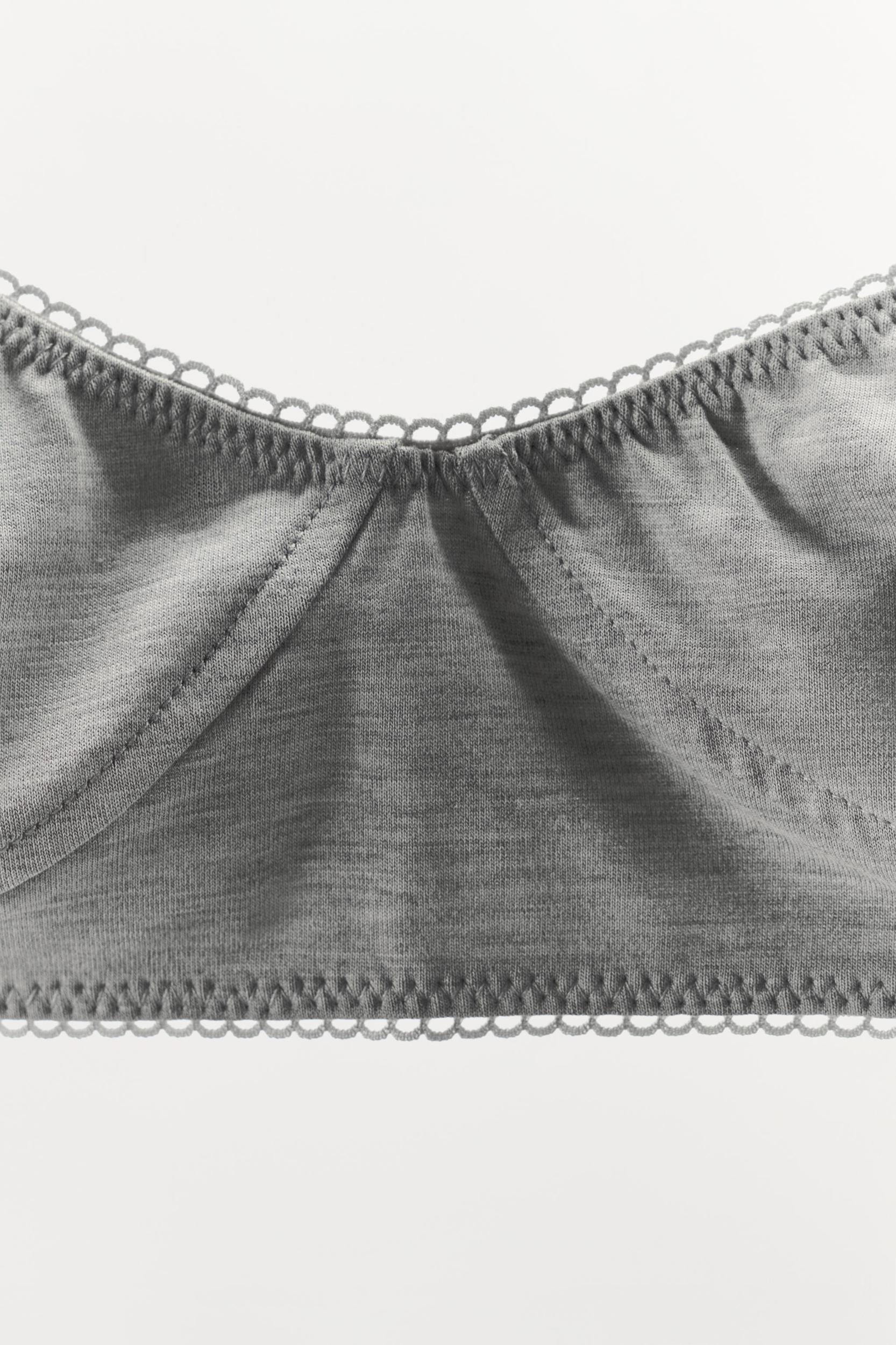 SCALLOPED MODAL BRALETTE Product Image