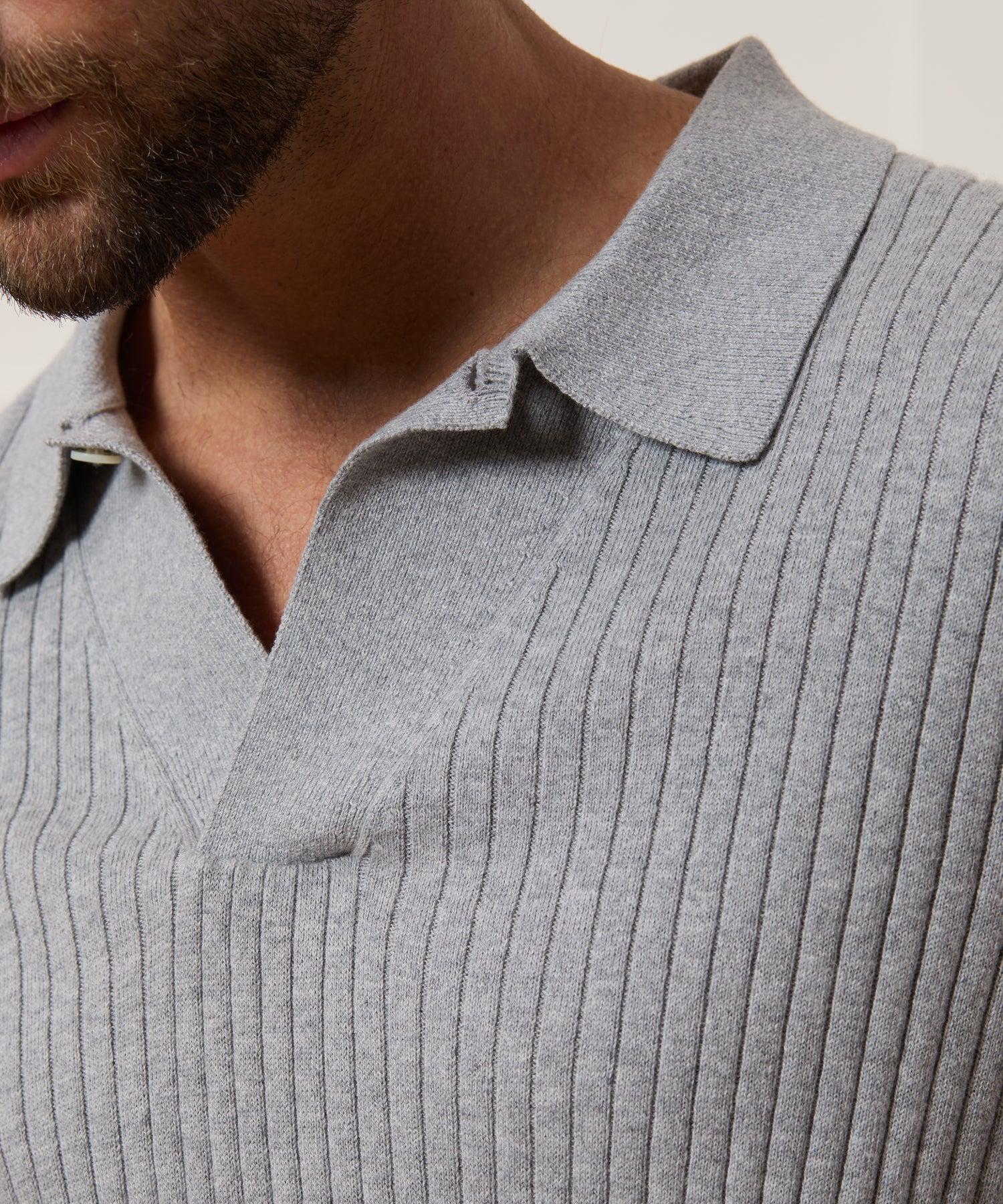 Cotton-Cashmere Sweater Polo Product Image