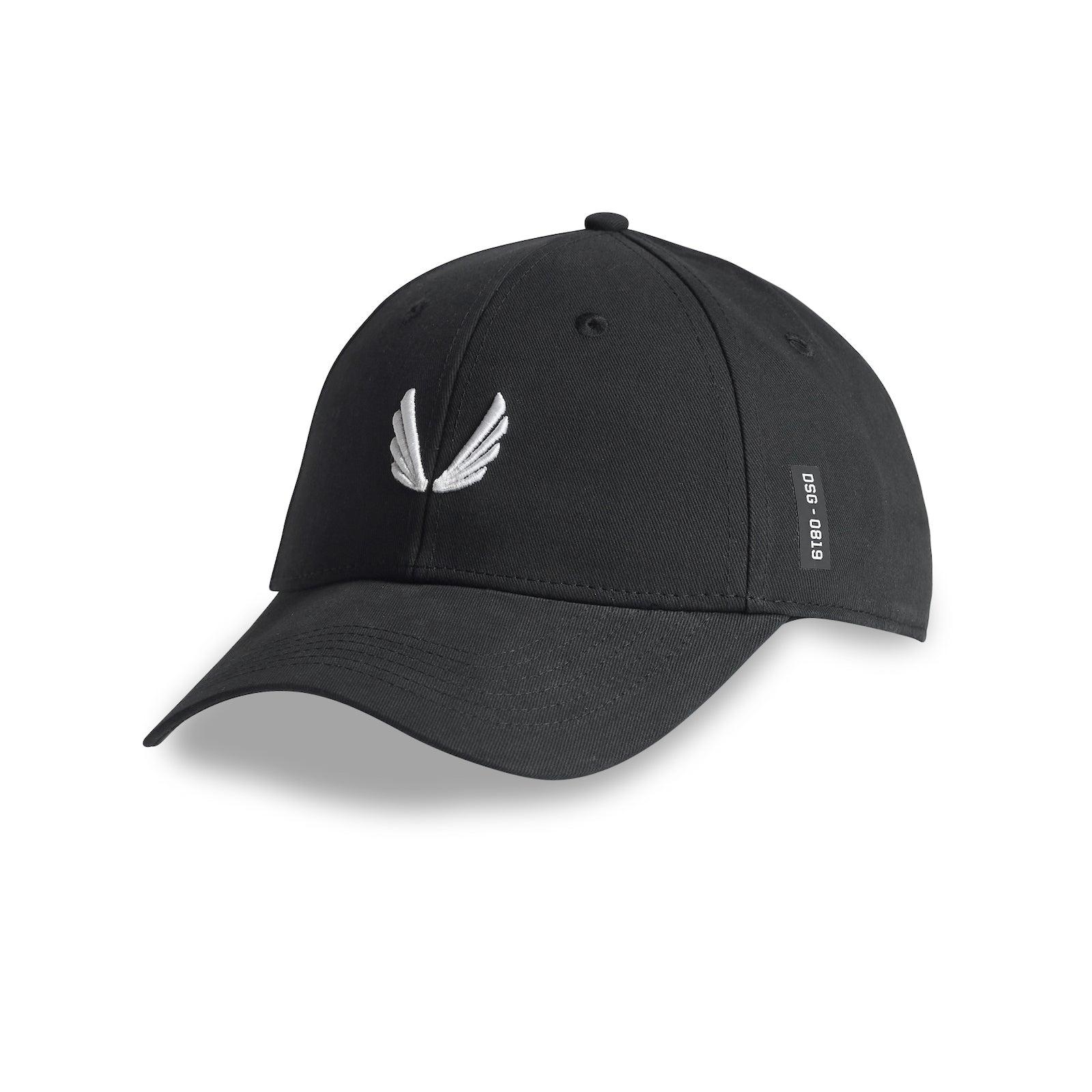 0819. Sport Cap - Black/Black "Wings" Product Image