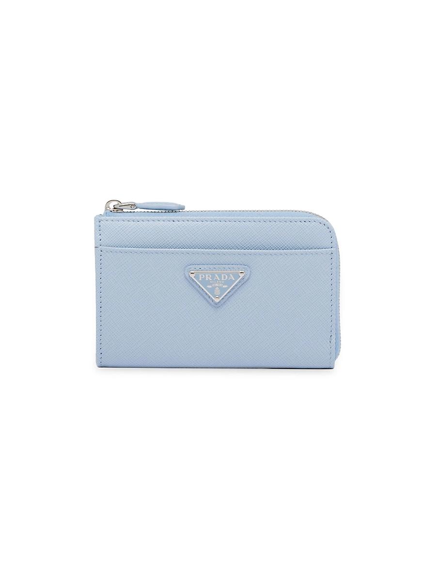 Womens Saffiano Keychain Card Case Product Image