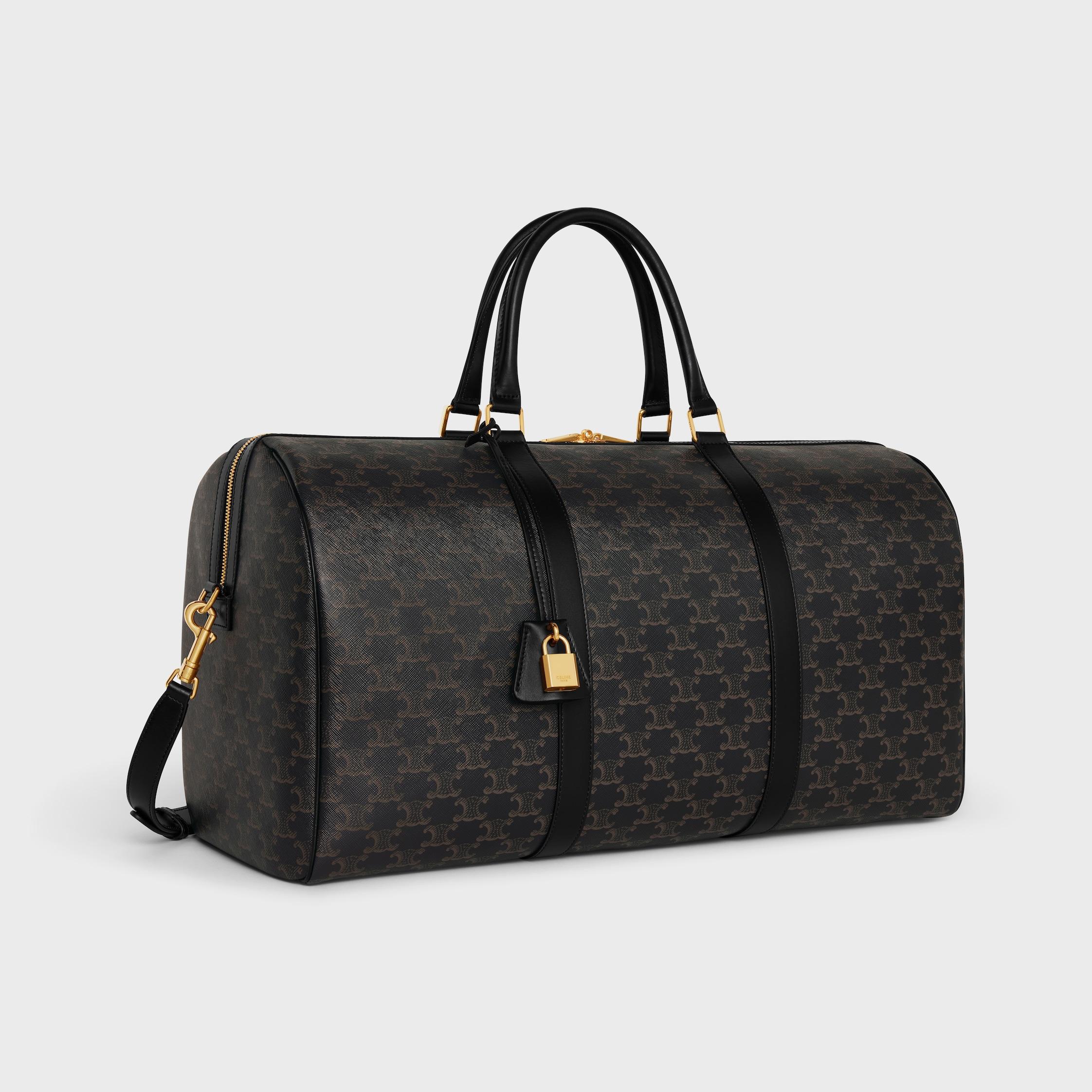 Large Travel Bag  in Triomphe Canvas and calfskin Product Image